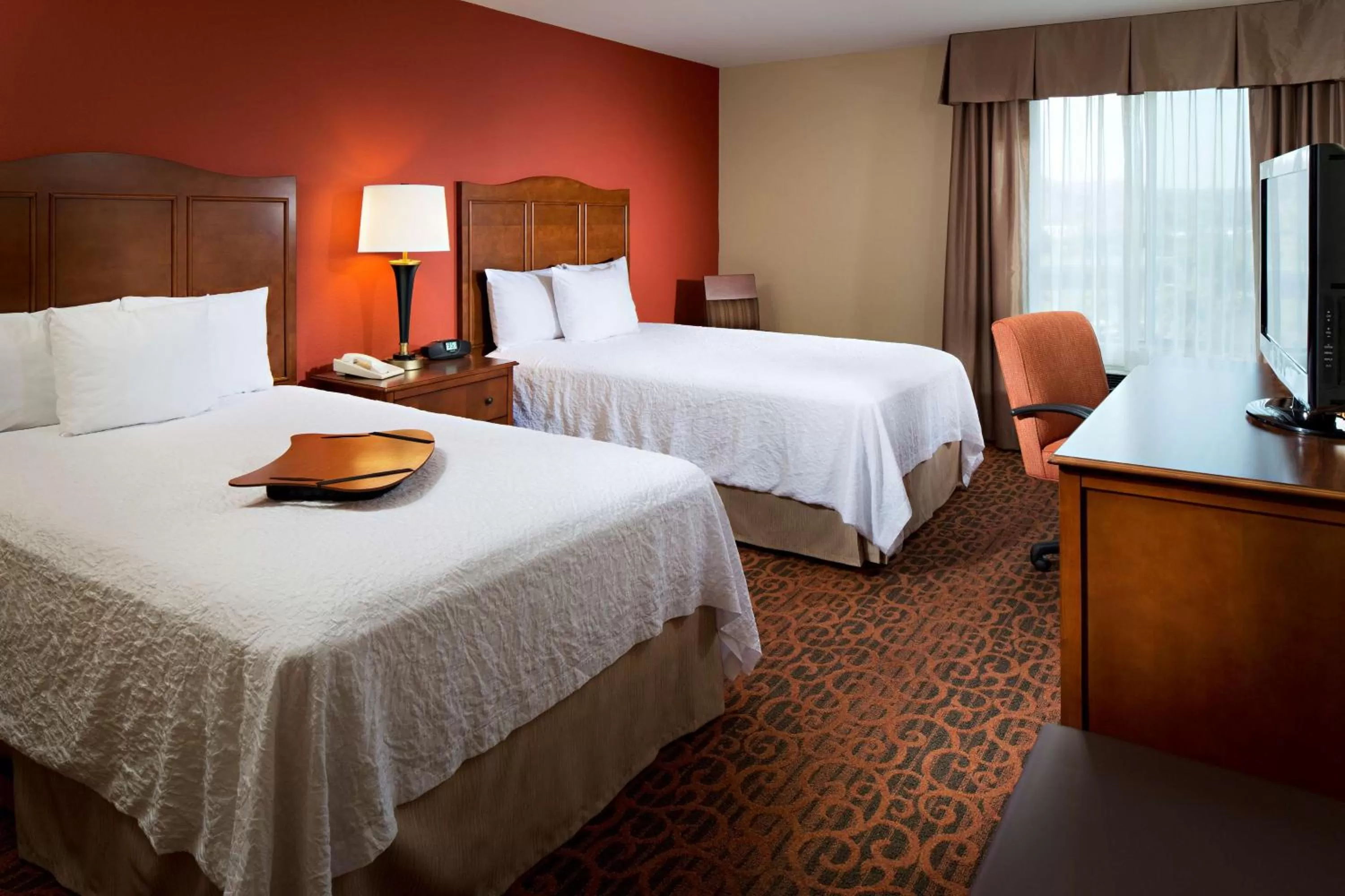 Double Room with Two Double Beds with Roll-in Shower - Hearing Accessible in Hampton Inn San Diego/Del Mar