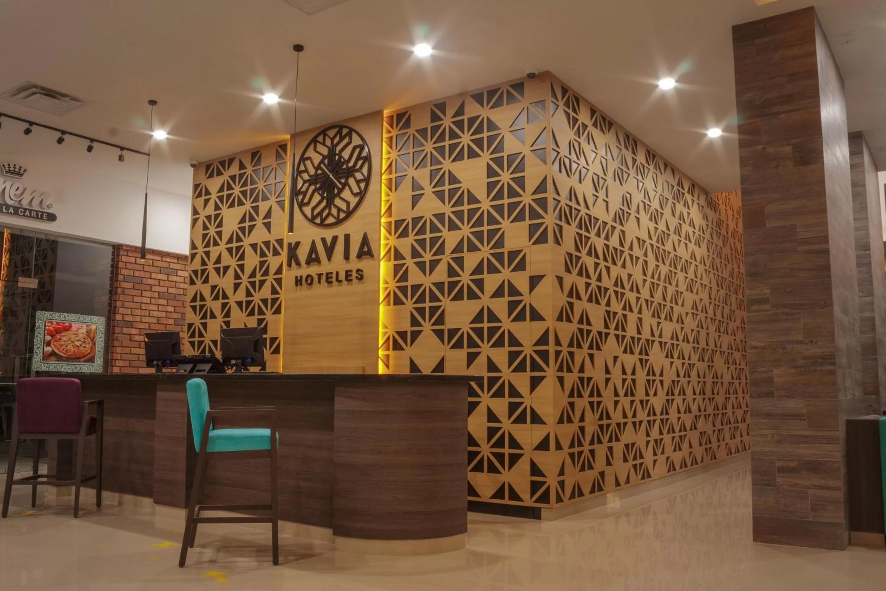 Lobby or reception in Hotel Kavia Monterrey