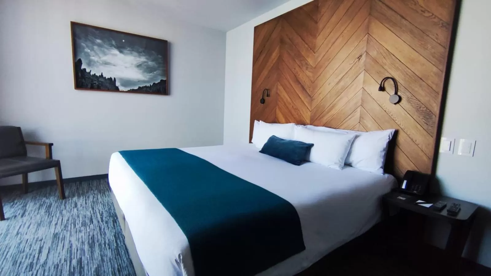 Bed in Atix Hotel, a Member of Design Hotels