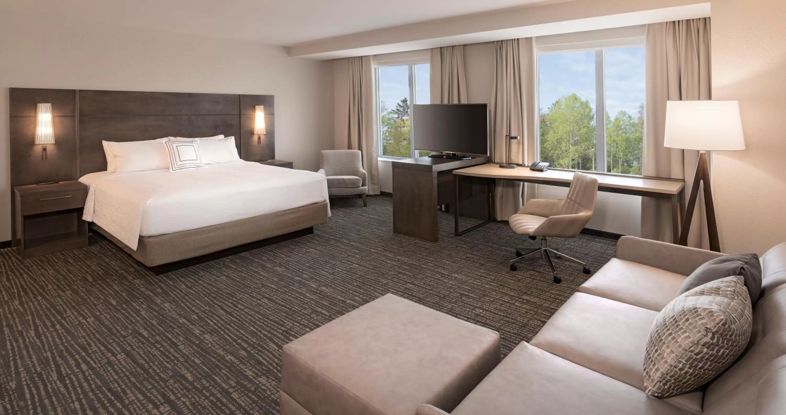 Photo of the whole room, Bed in Residence Inn by Marriott Halifax Dartmouth