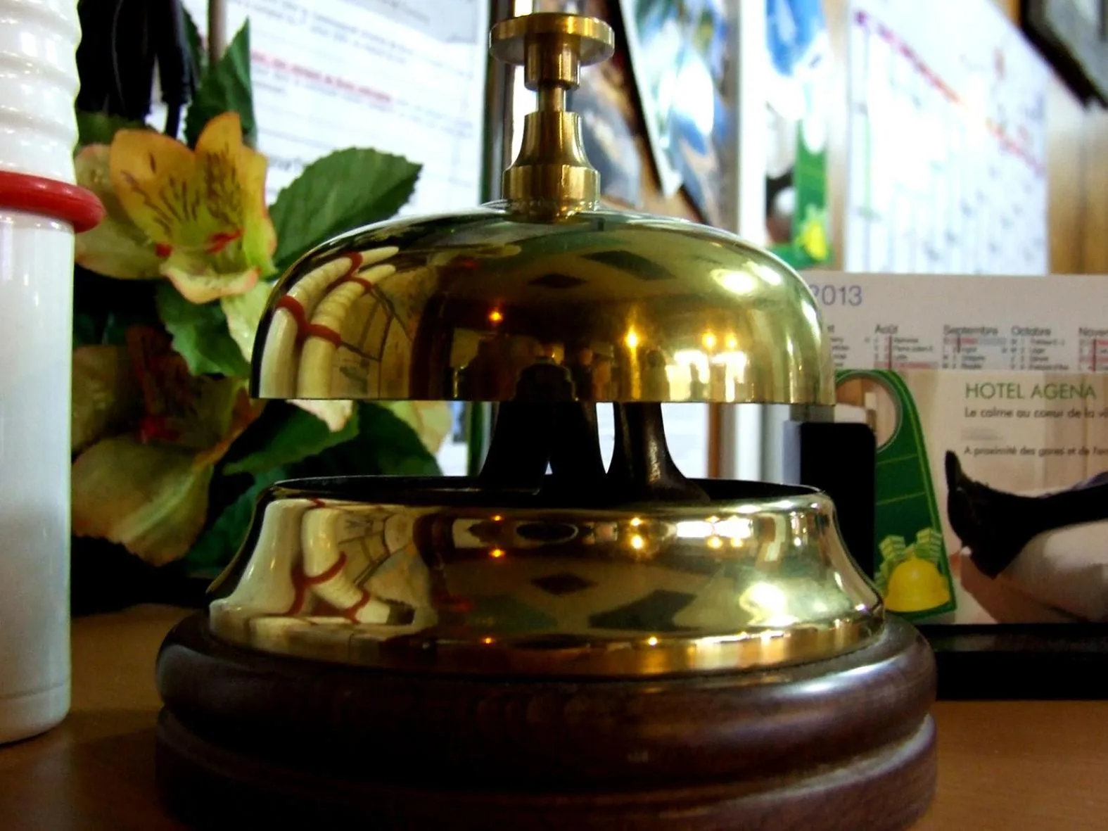 Decorative detail in Hôtel Agena