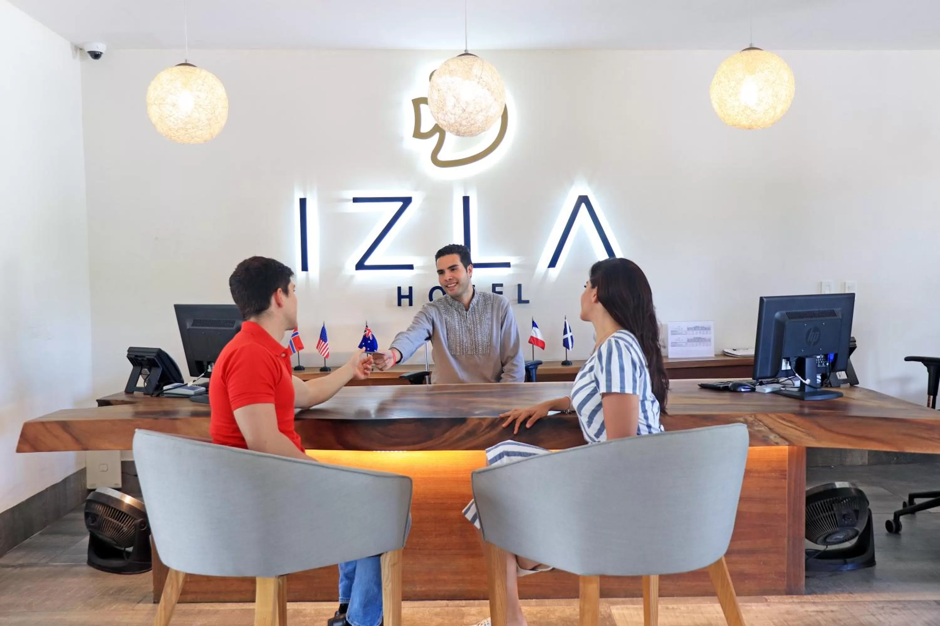 Lobby or reception in Izla Beach Front Hotel