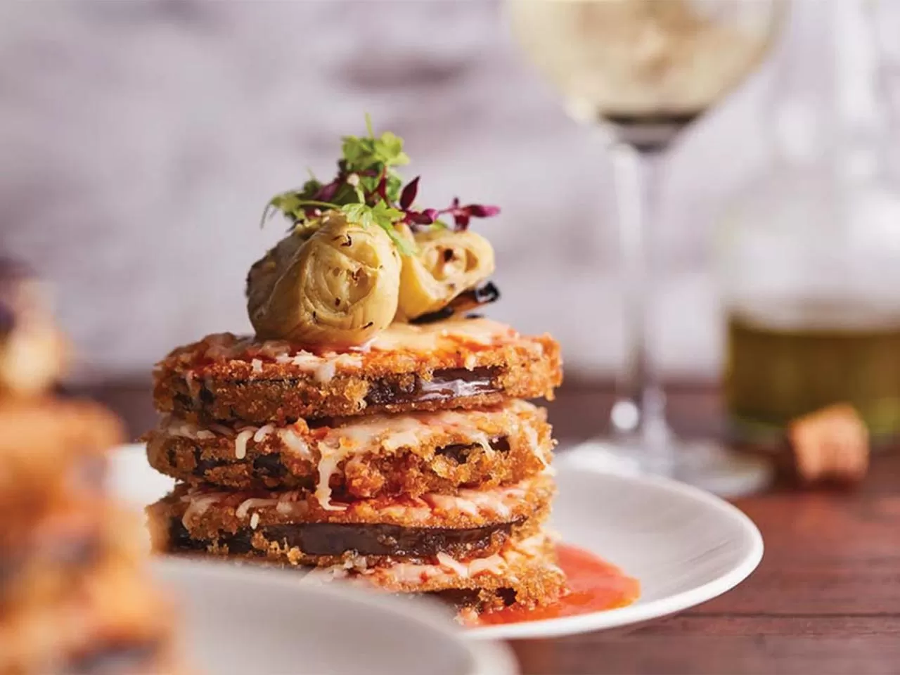 Food close-up in UCLA Lake Arrowhead Lodge