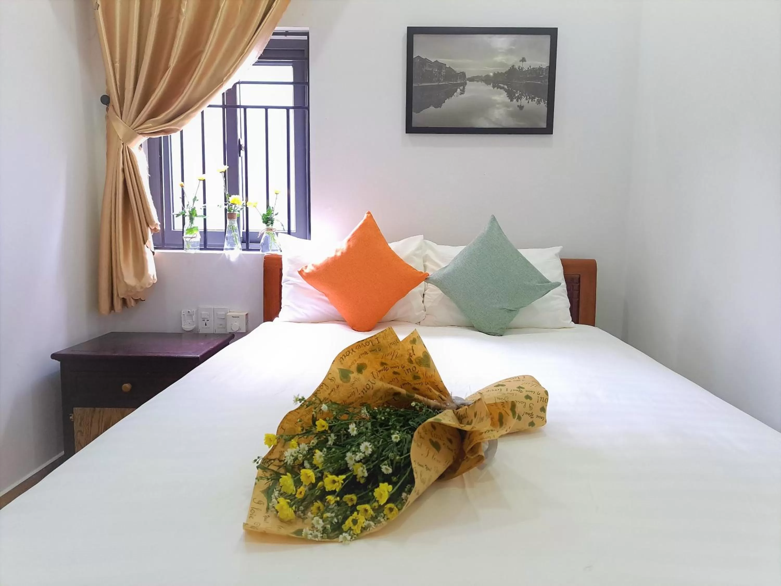 Photo of the whole room, Bed in GREEN TOWN hotel HỘI AN
