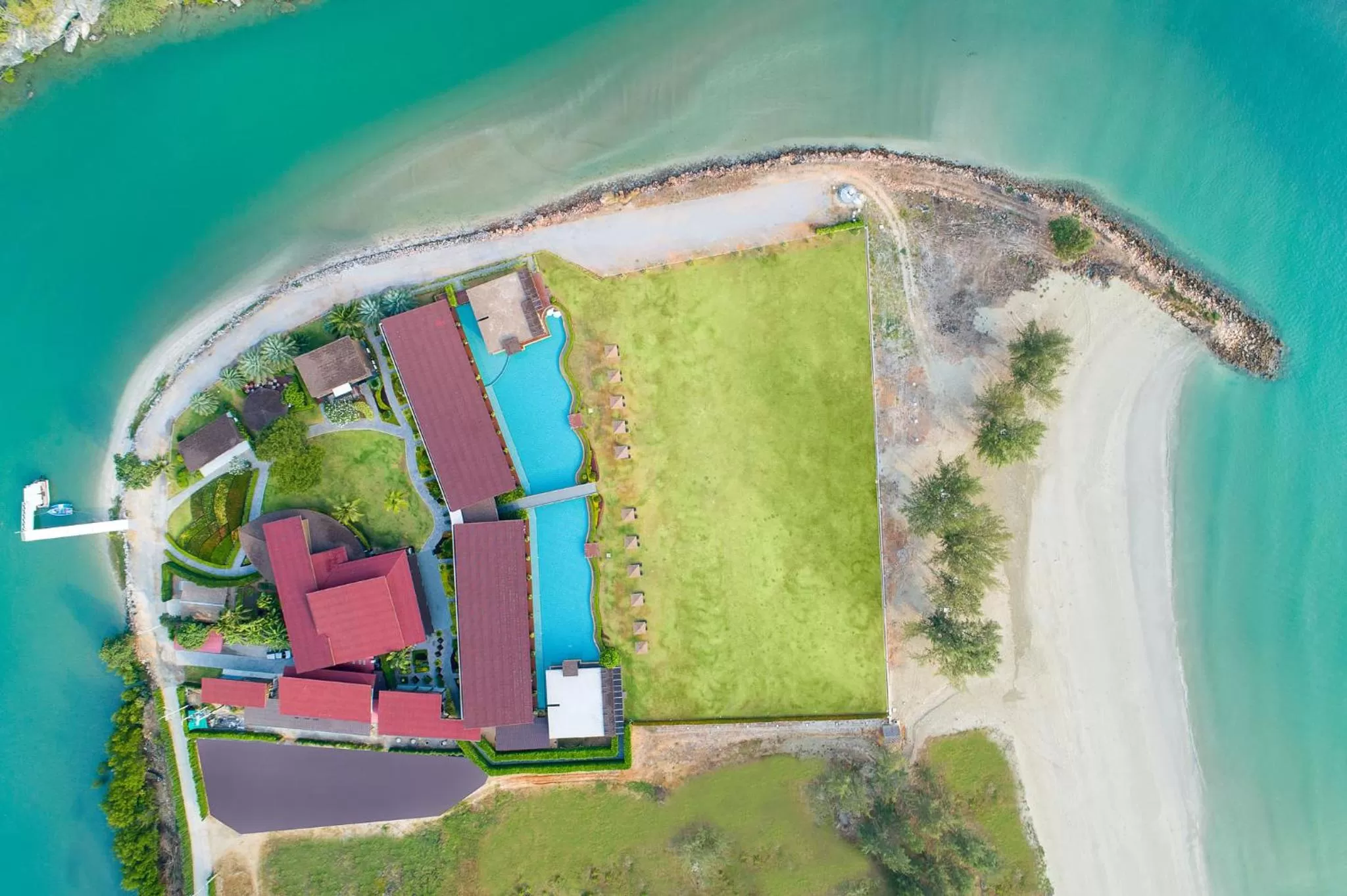 Natural landscape in La Isla Pranburi Beach Resort