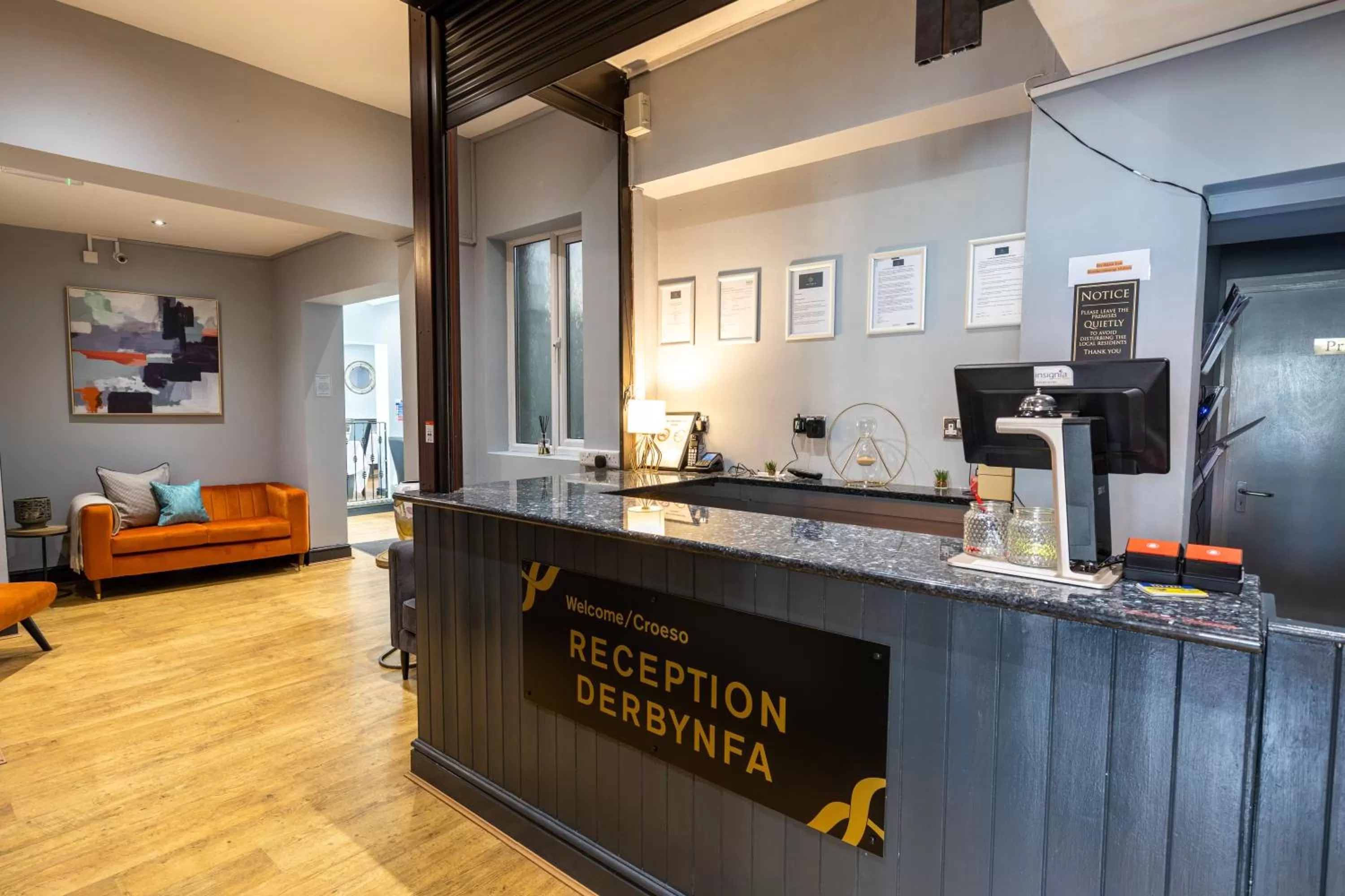 Lobby or reception, Lobby/Reception in The Angharad Hotel and Restaurant