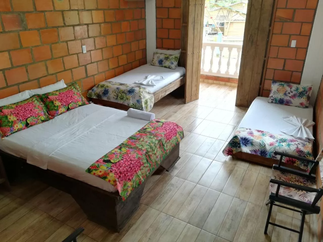 Bed in Hotel Acuali Nuqui