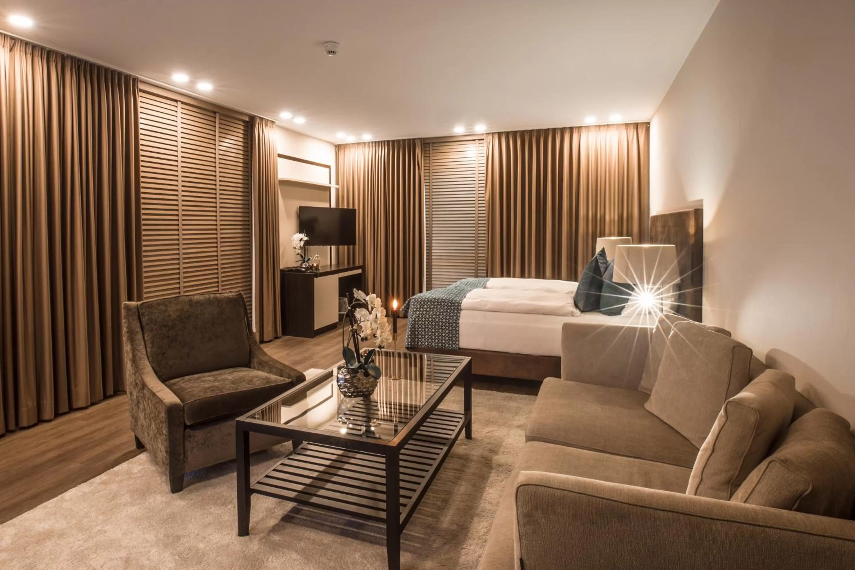 Living room in Strandhotel Luv