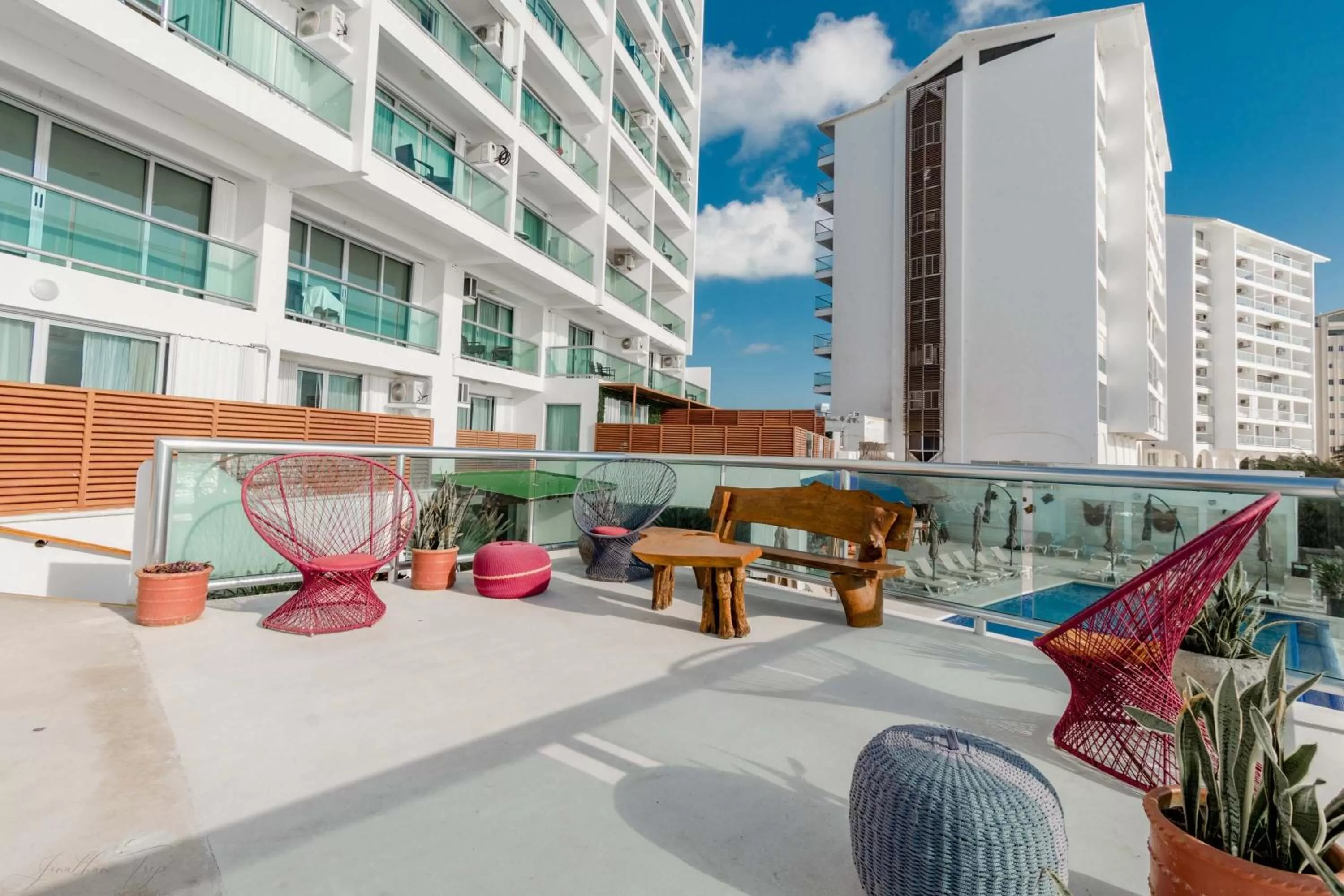 Balcony/Terrace in Ocean Dream Cancun by GuruHotel