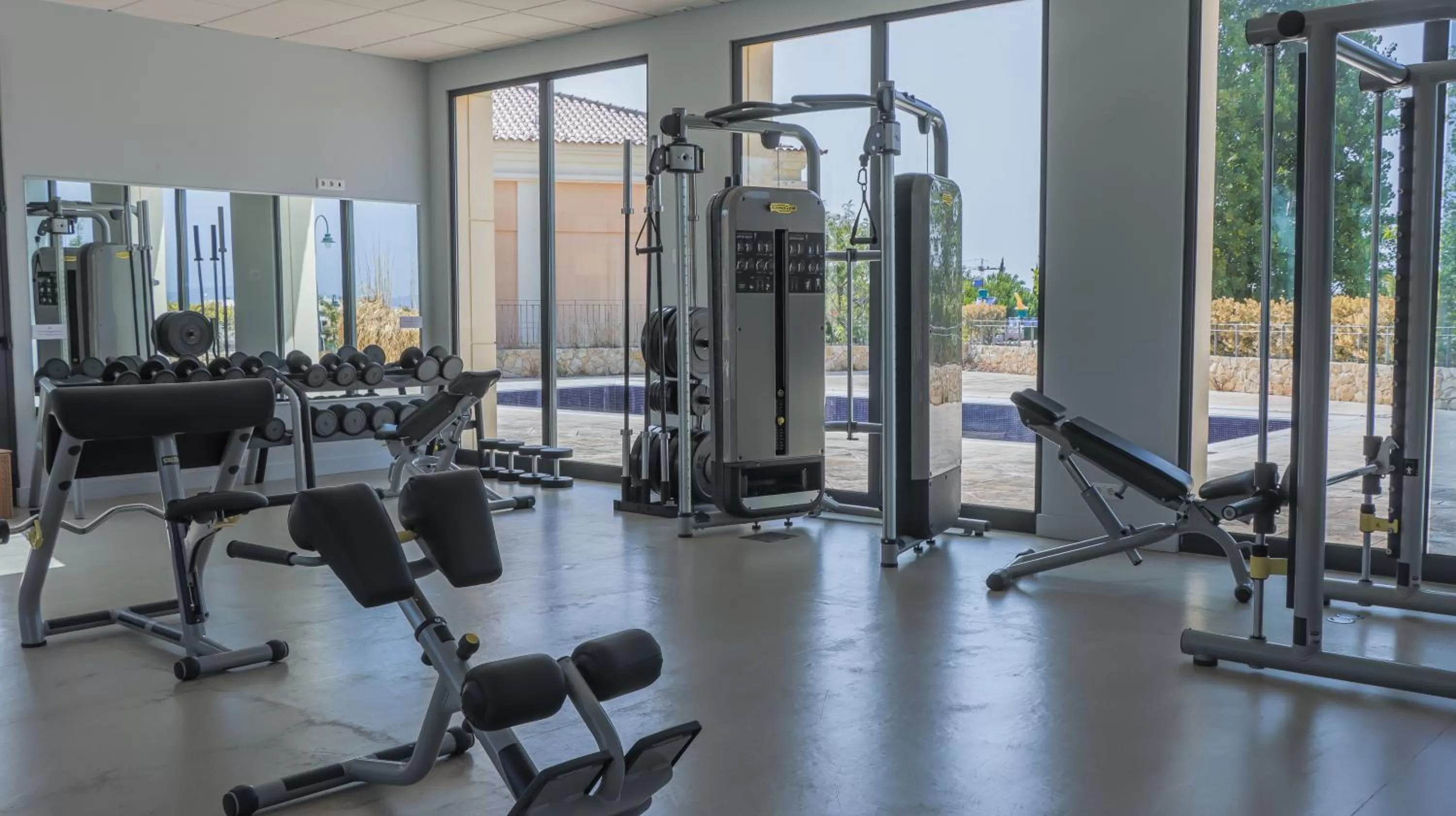 Fitness centre/facilities in Cascade Wellness Resort