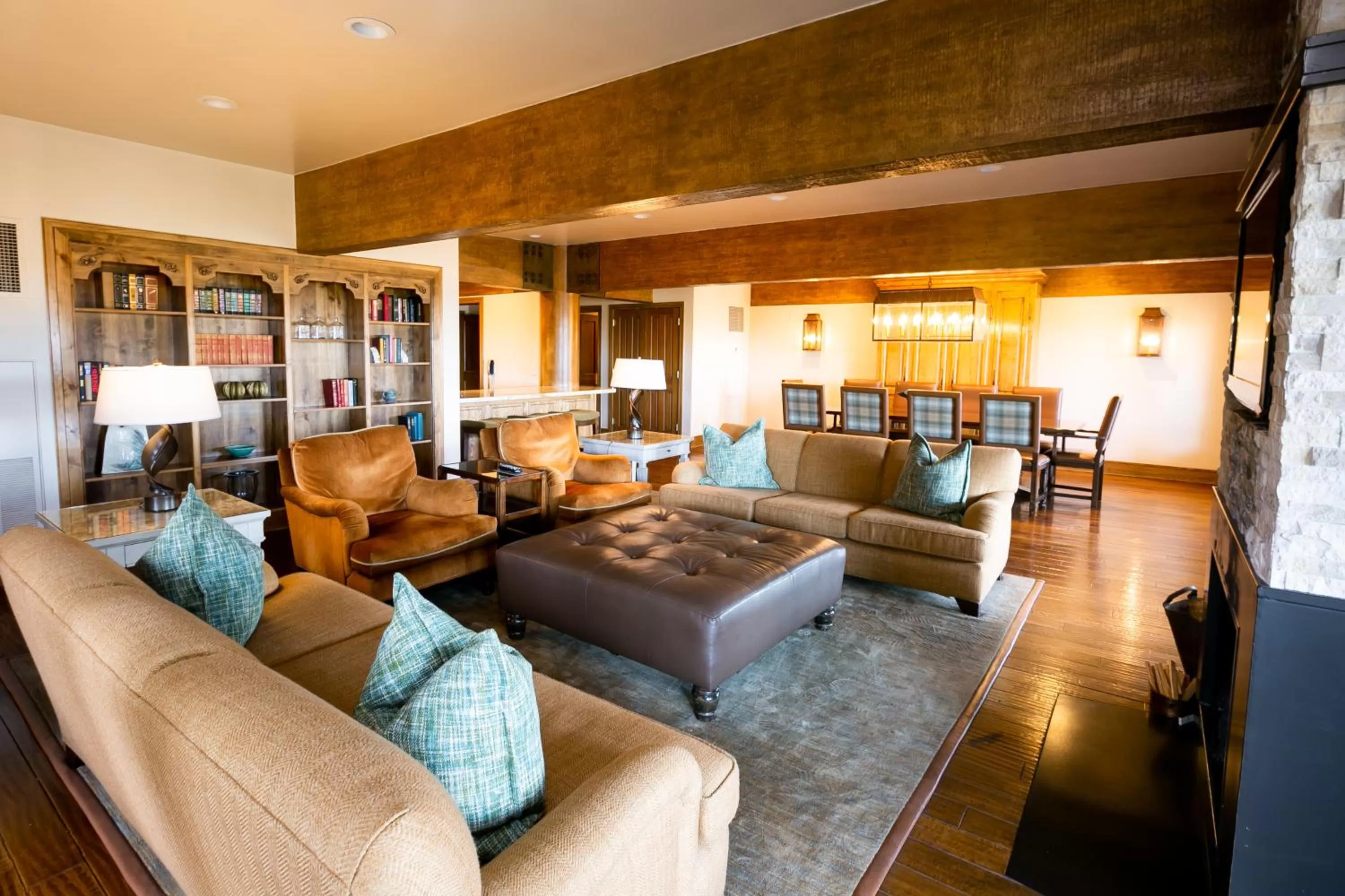Living room in Stein Eriksen Lodge Deer Valley
