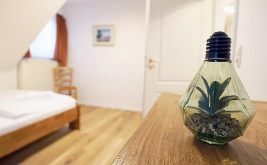 Bedroom, Bed in Hotel Waldhalle