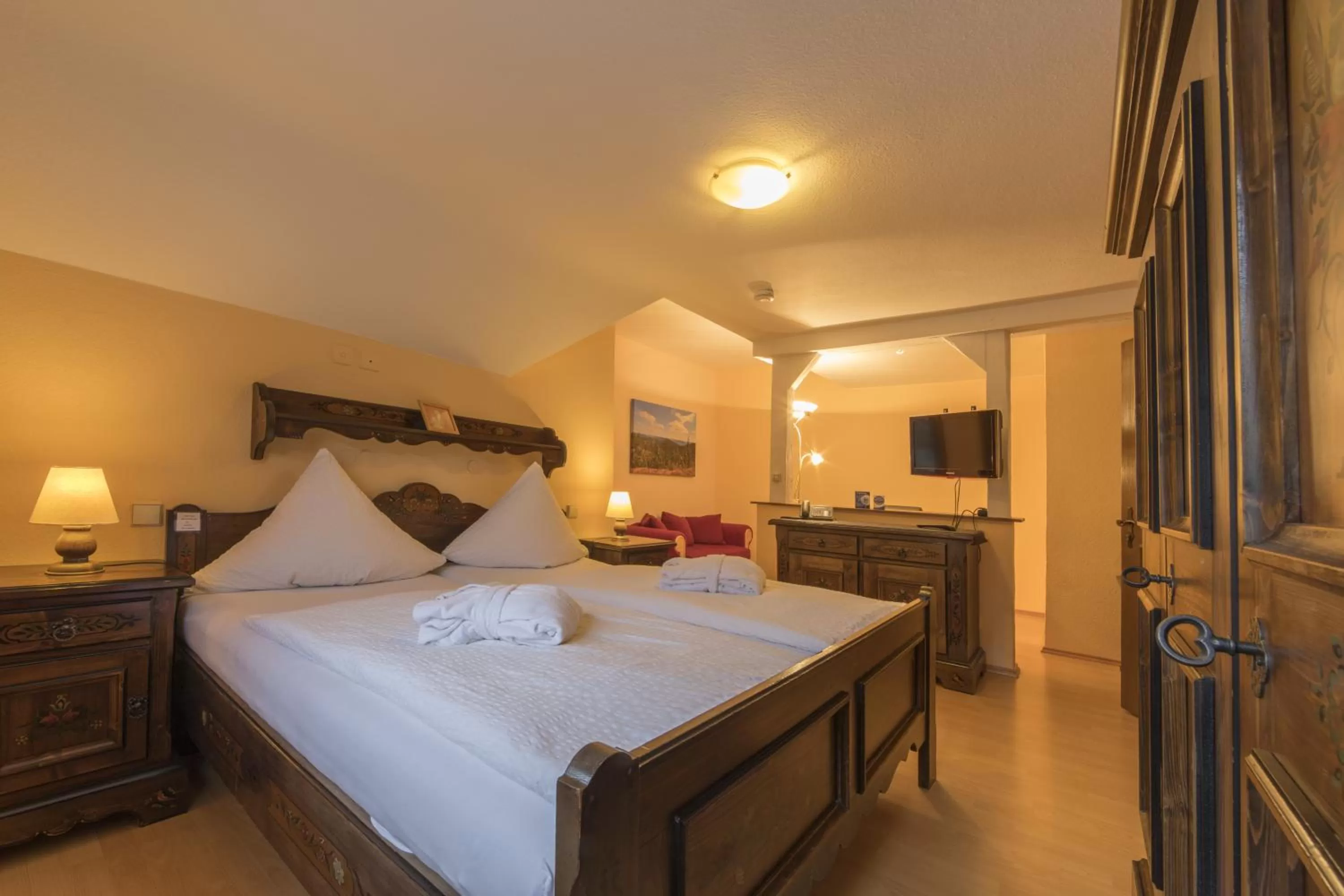 Photo of the whole room, Bed in RelaxHotel Tannenhof