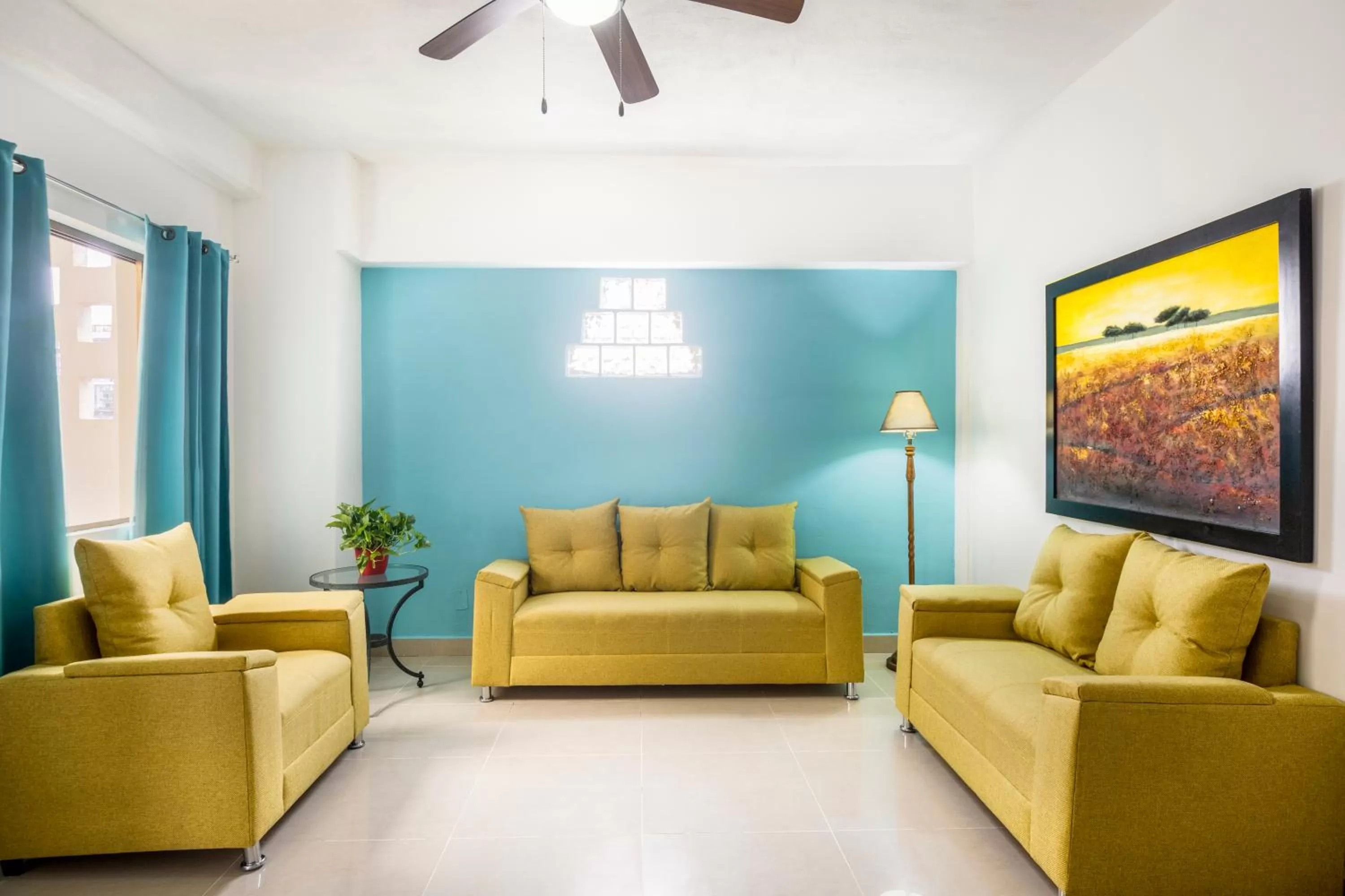 Living room in Hotel Pueblito Vallarta