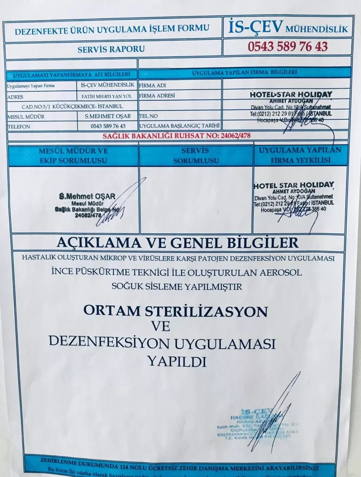 Activities in Star Holiday Hotel