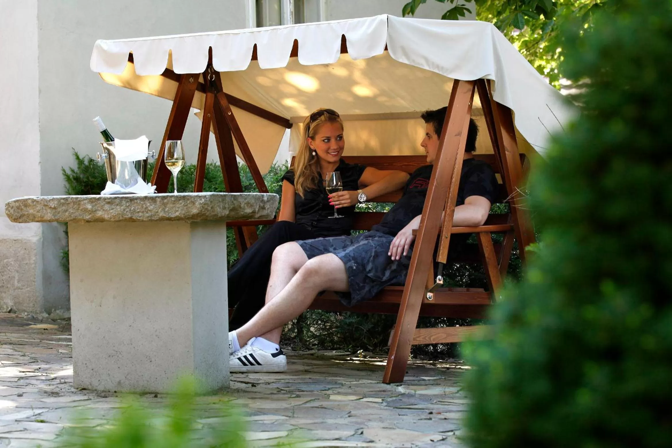 Garden in Apartmány Šupina