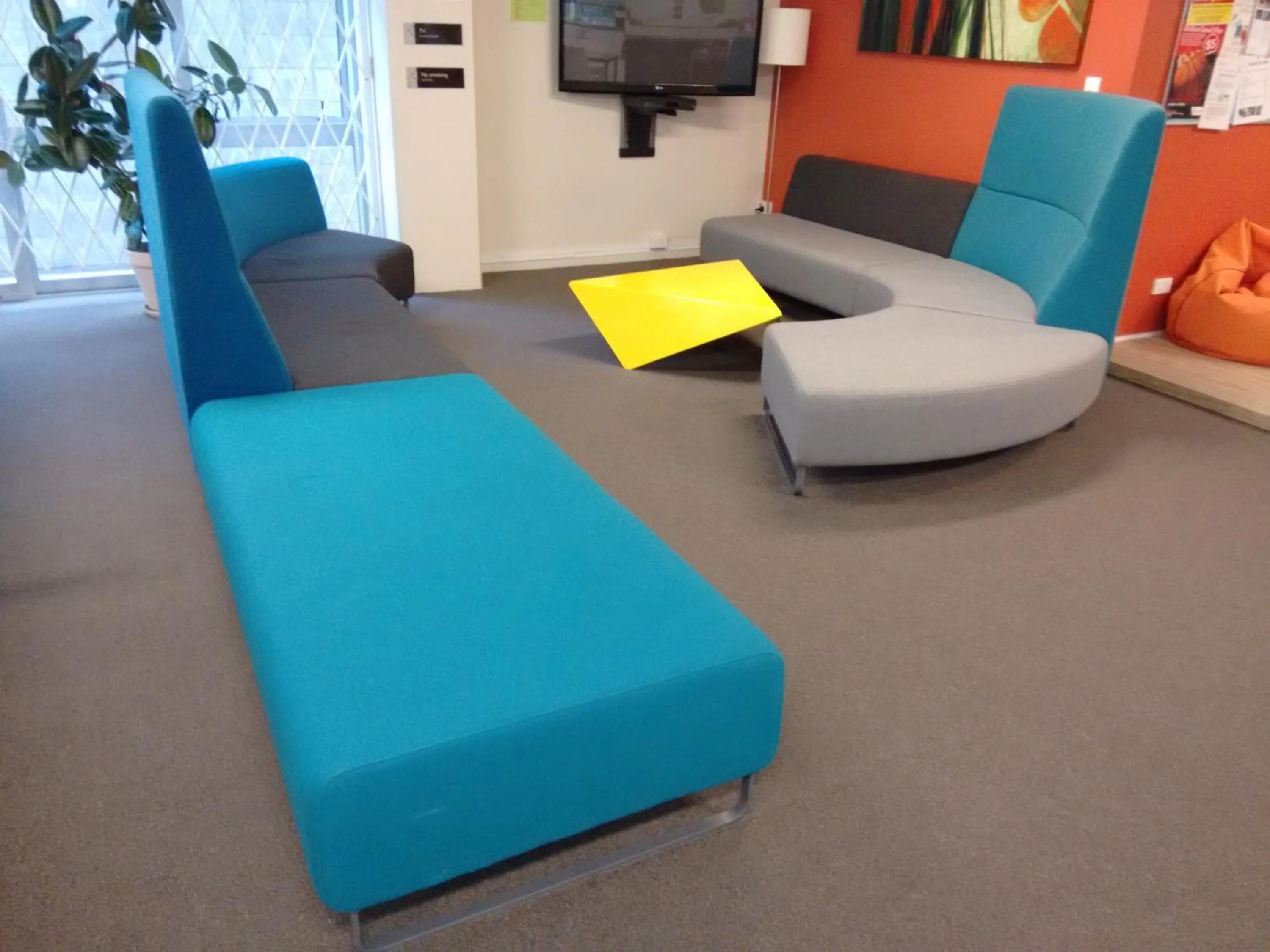 Communal lounge/ TV room in City Lodge Accommodation