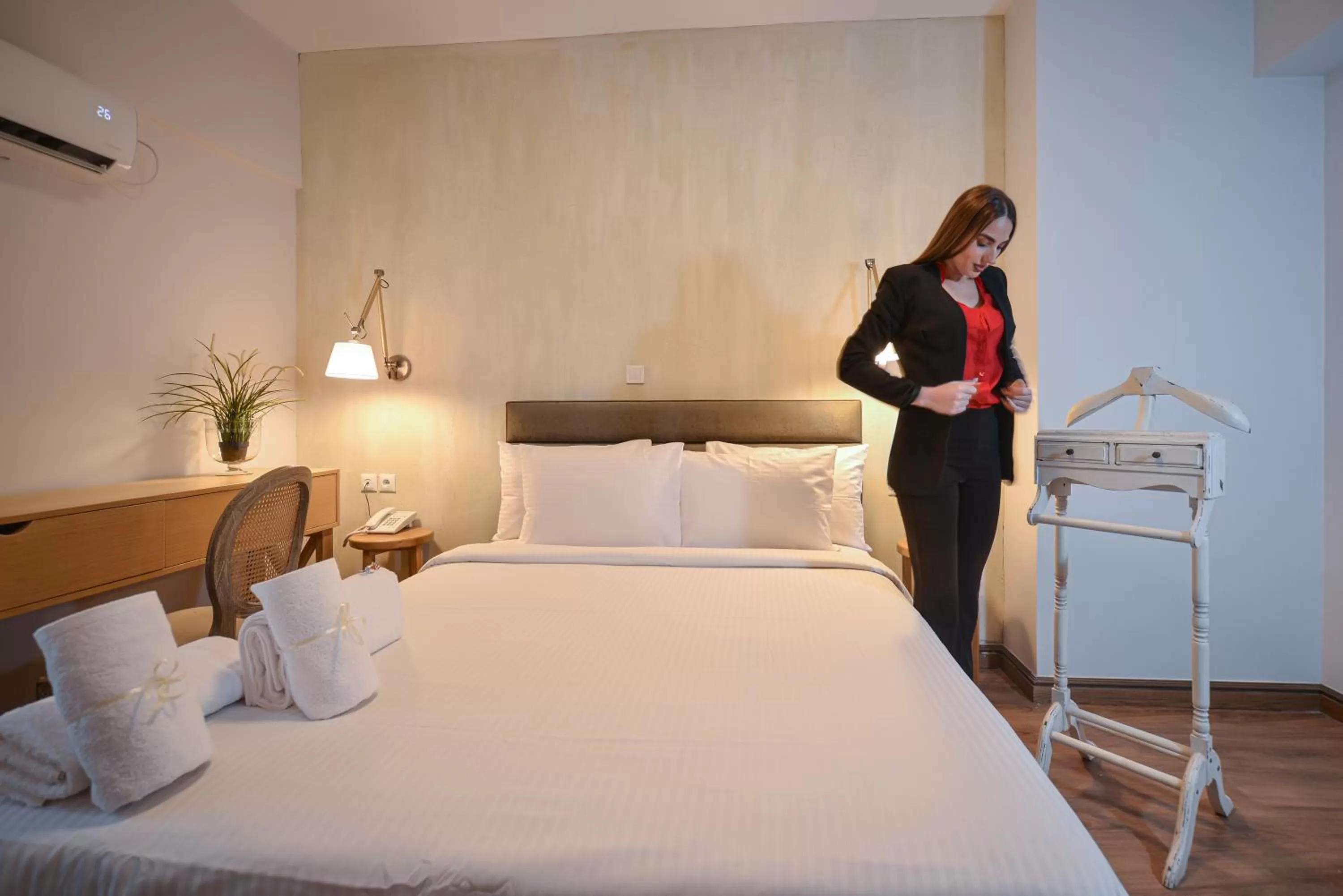 Bedroom, Bed in Anixi Hotel by AP