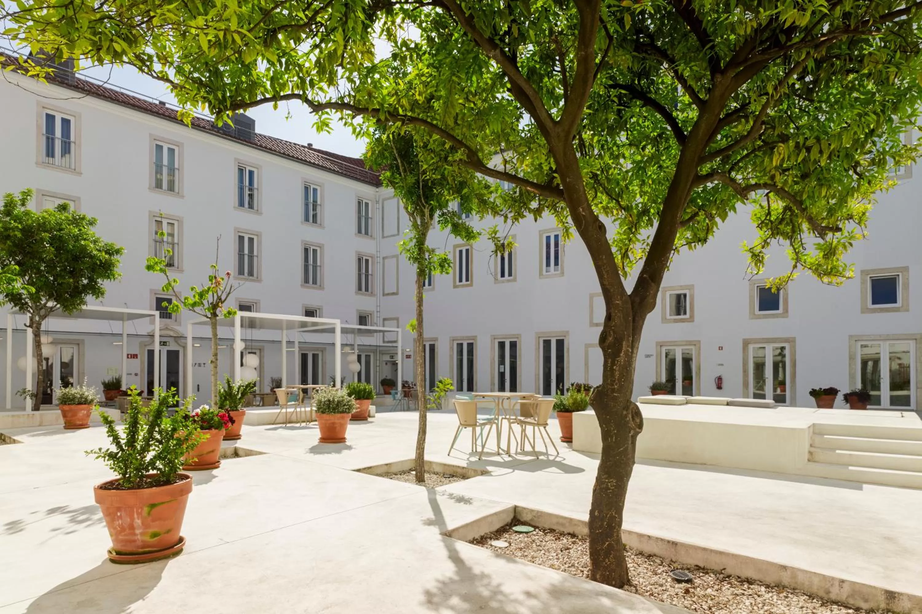 Patio in Hotel Convento do Salvador
