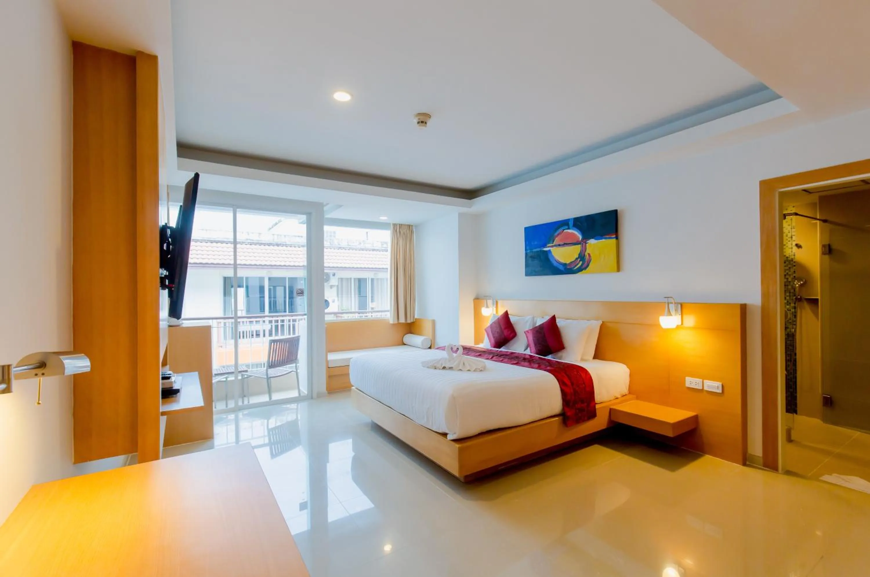 Photo of the whole room, Bed in Aspery Hotel - SHA Certified