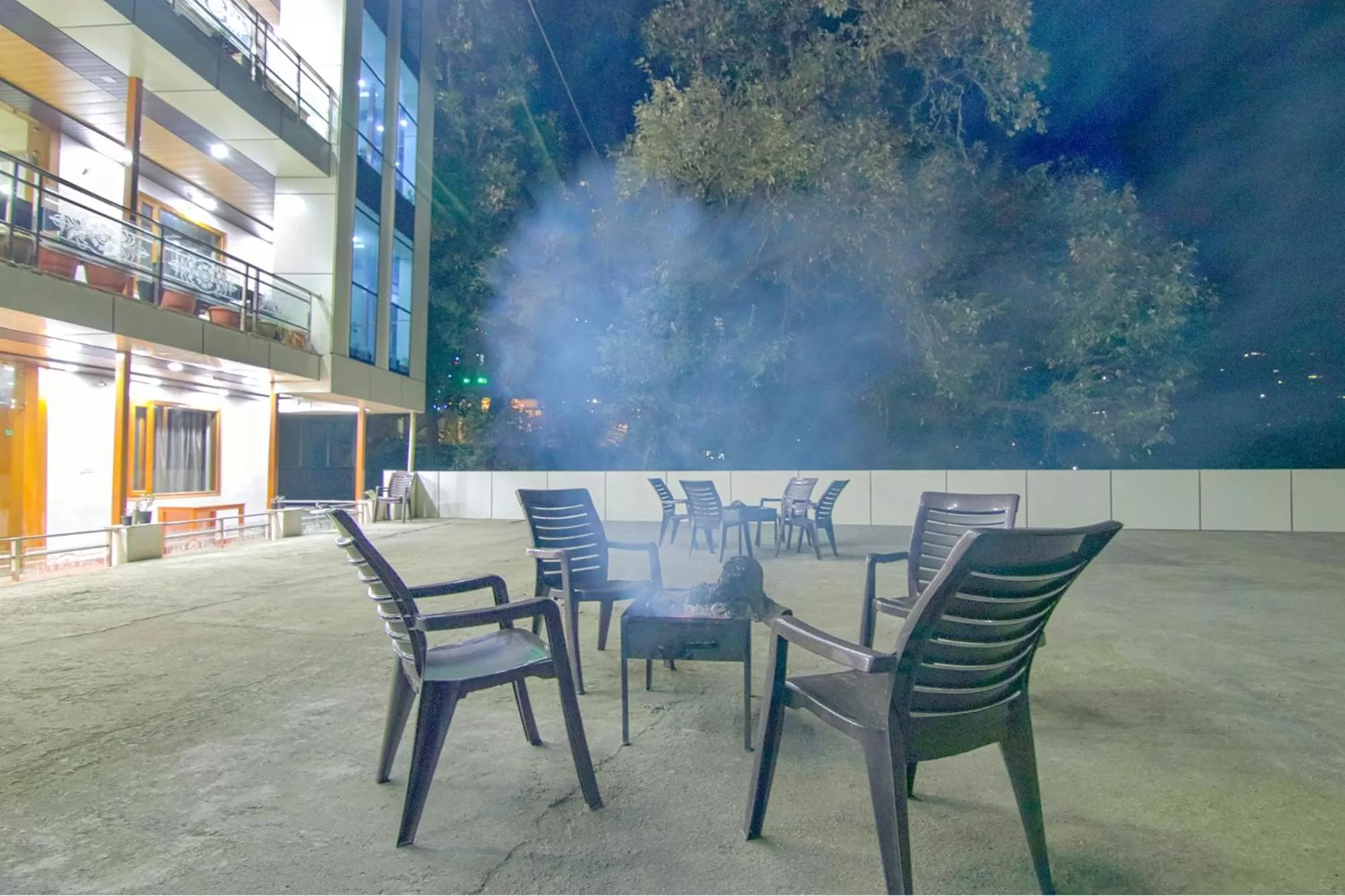 Patio in FabHotel Prime Olive Lake View