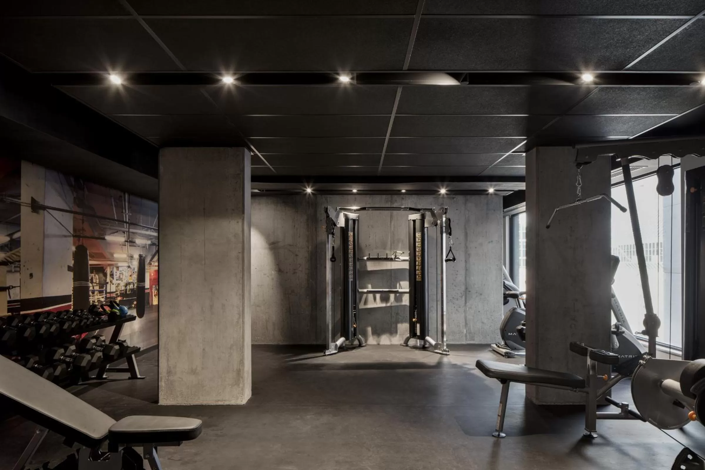 Fitness centre/facilities in Hotel Monville