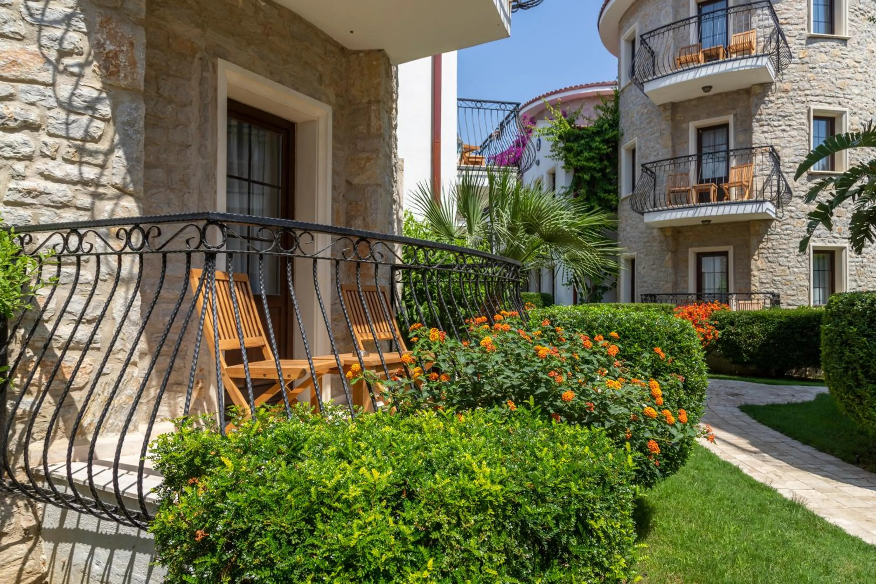 Balcony/Terrace in Orcey Hotel
