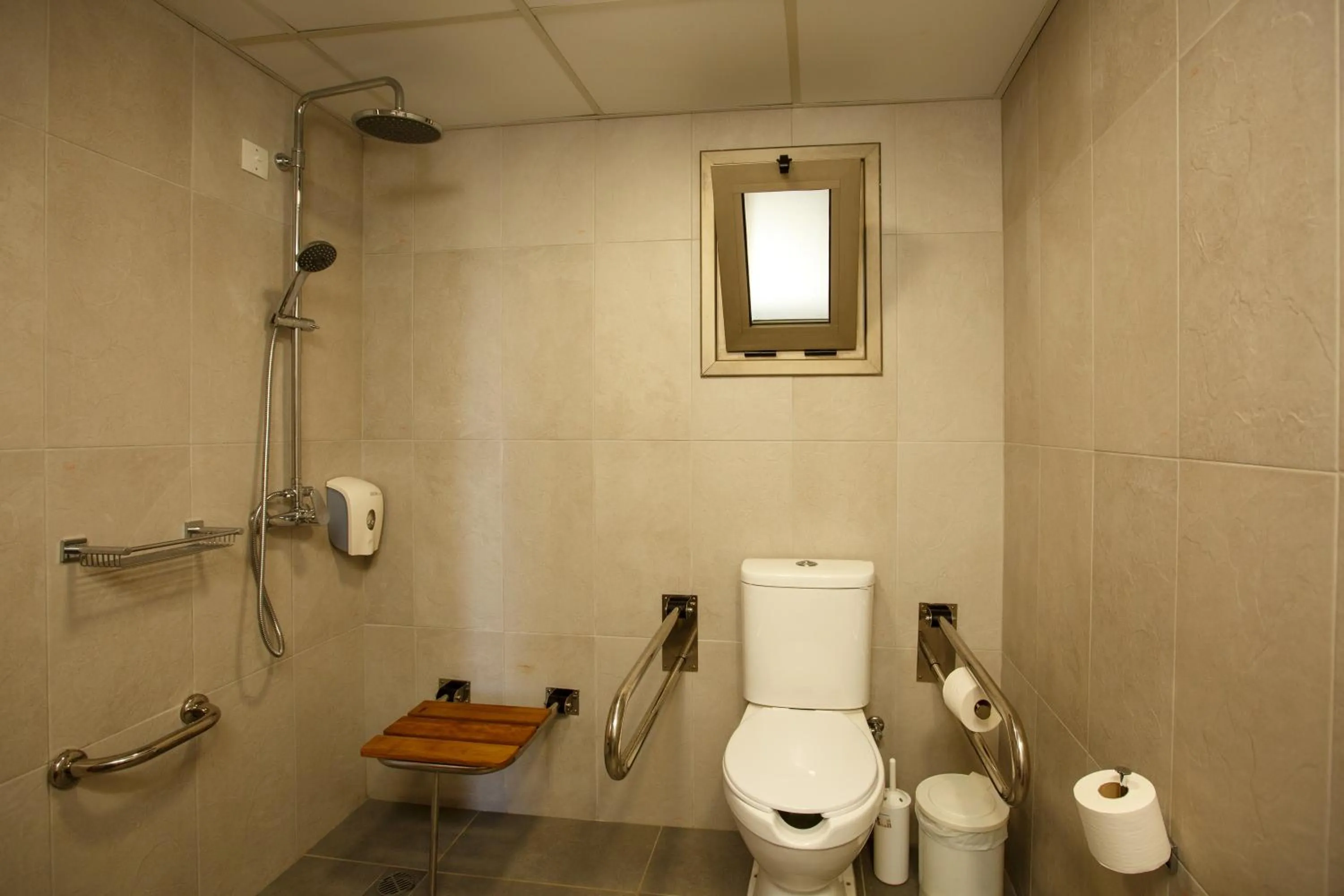 Property building, Bathroom in Europa Beach Hotel