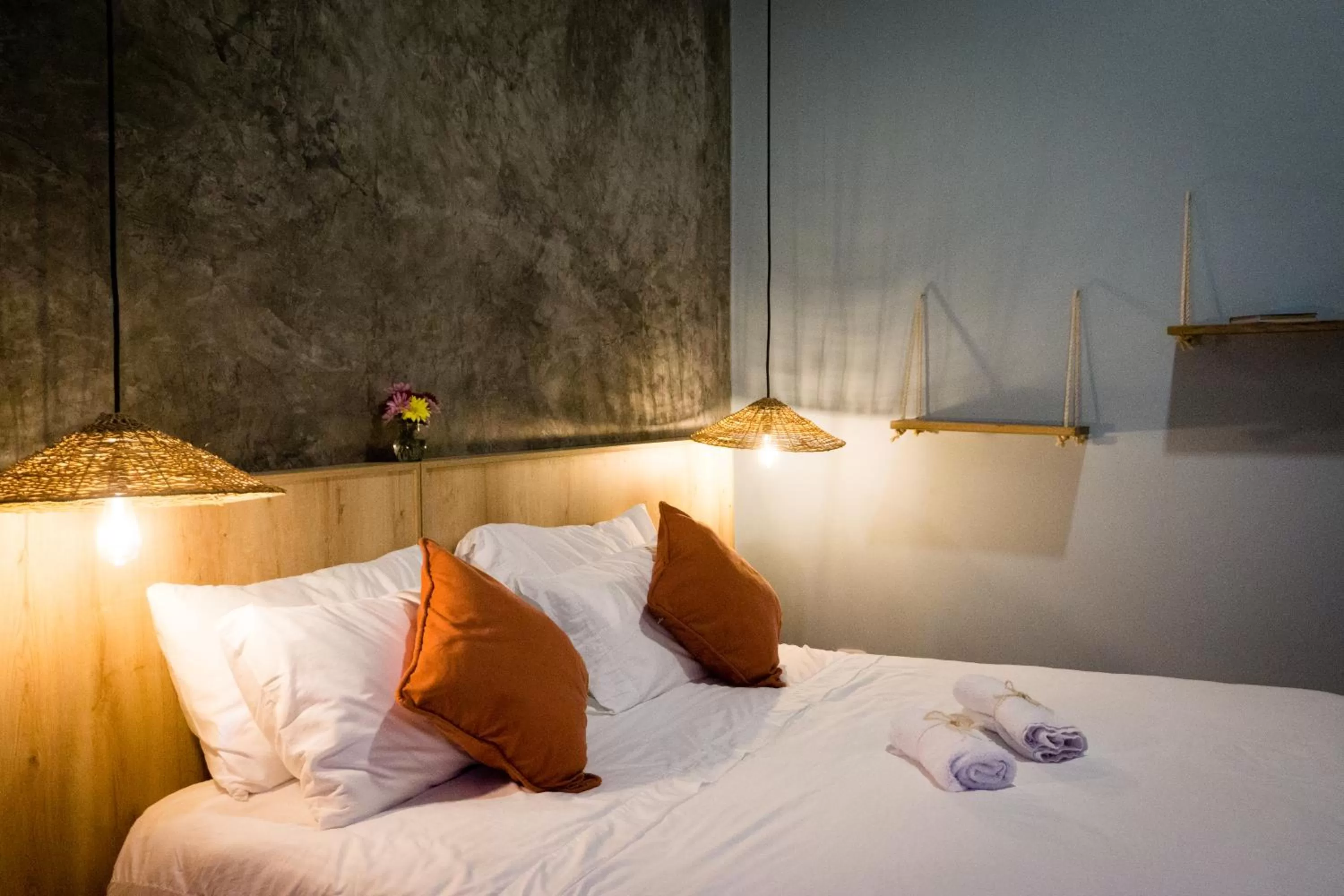 Bed in Ecohotel Monte Tierra Habitaciones y Glamping