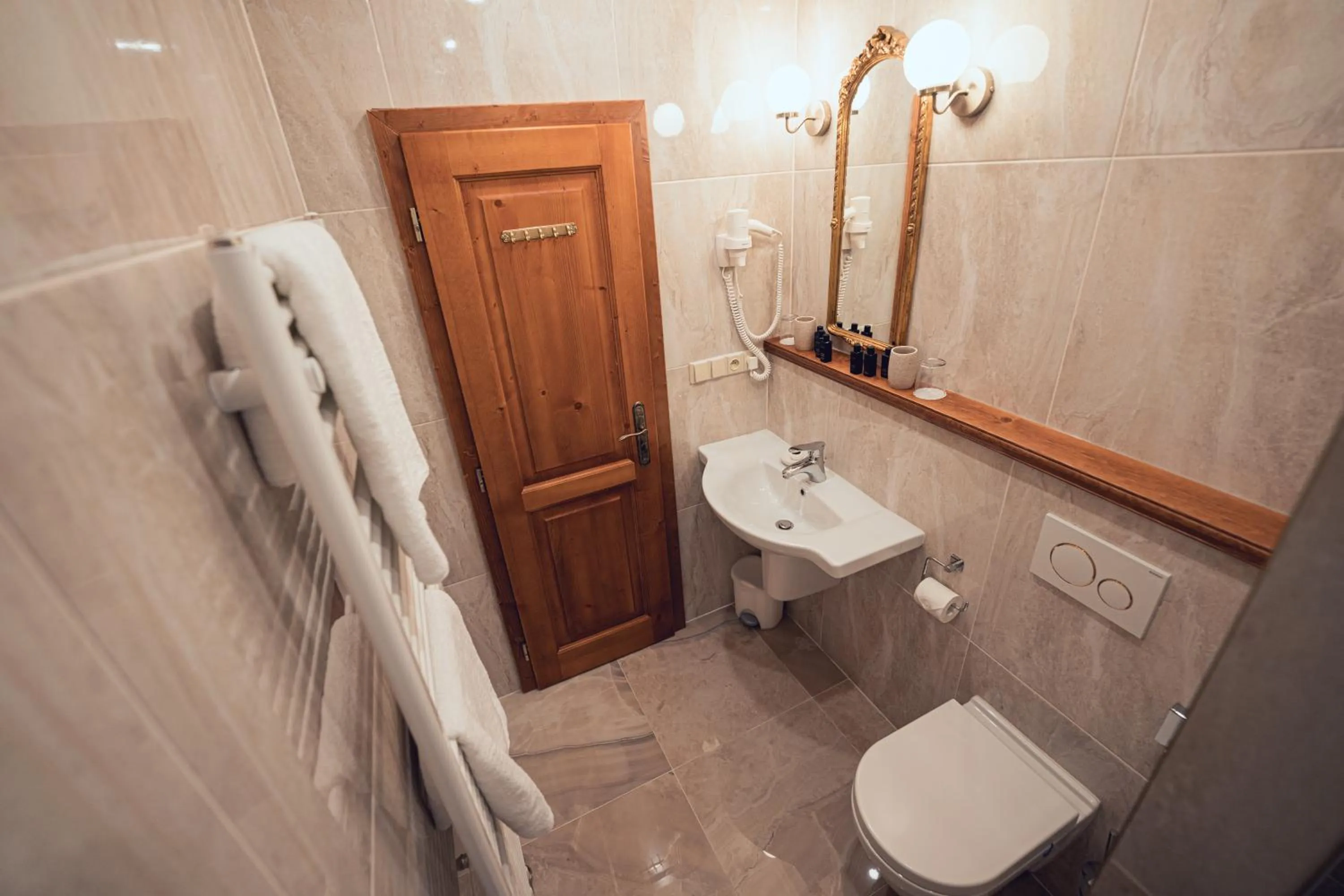 Toilet in Hotel Svatojánský Dvůr