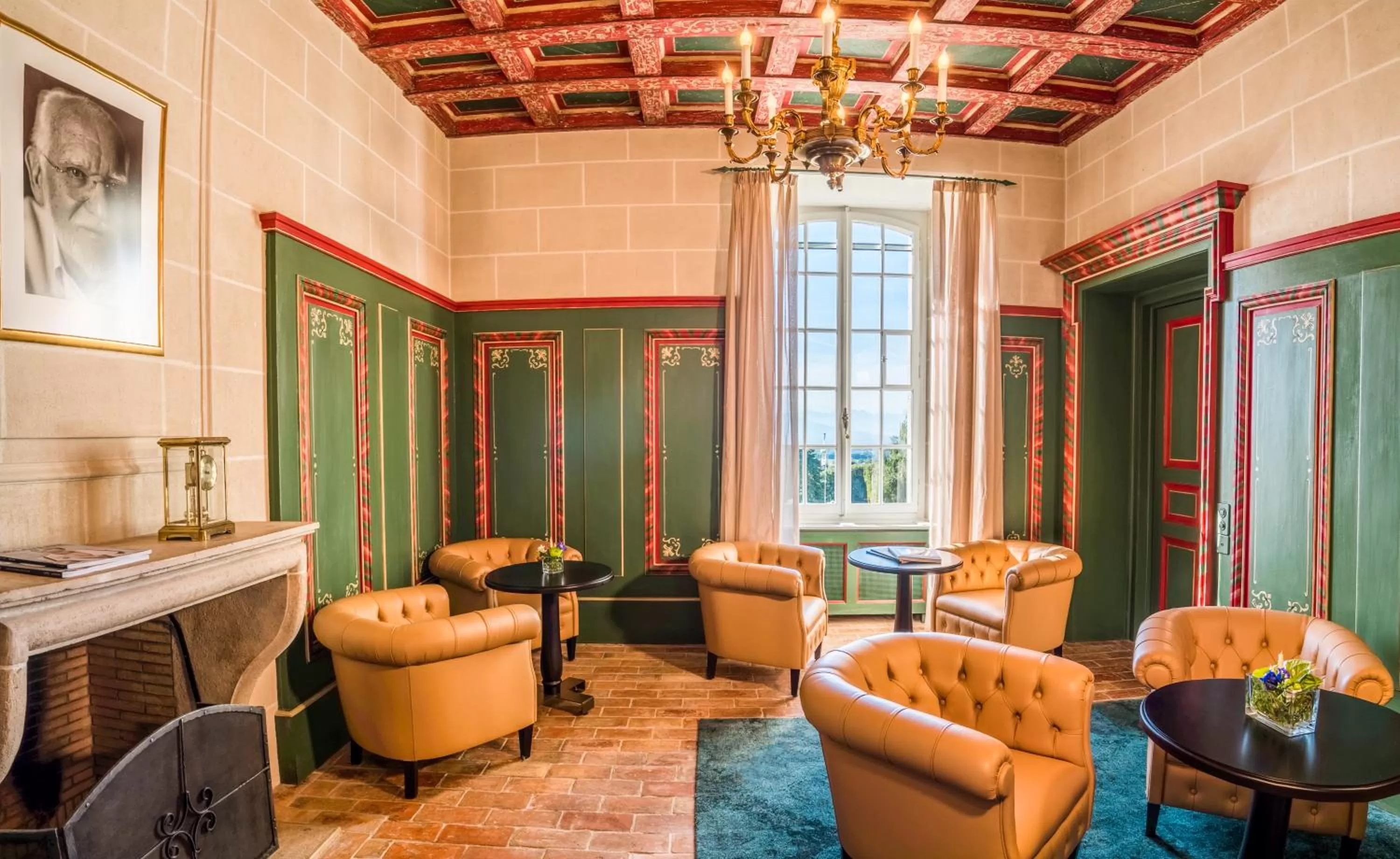 Living room in Château de Bonmont