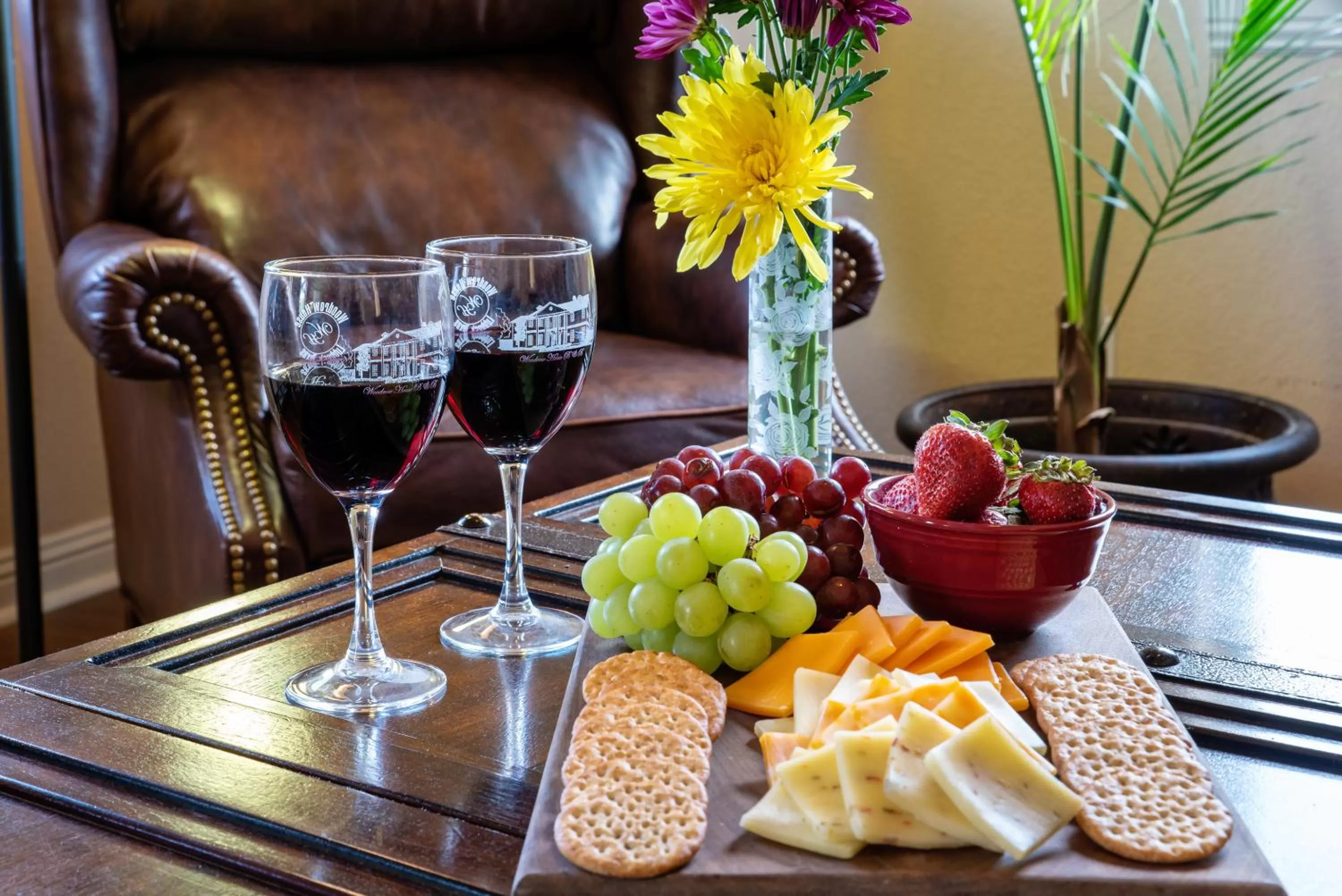Living room in Woodrow House Bed & Breakfast