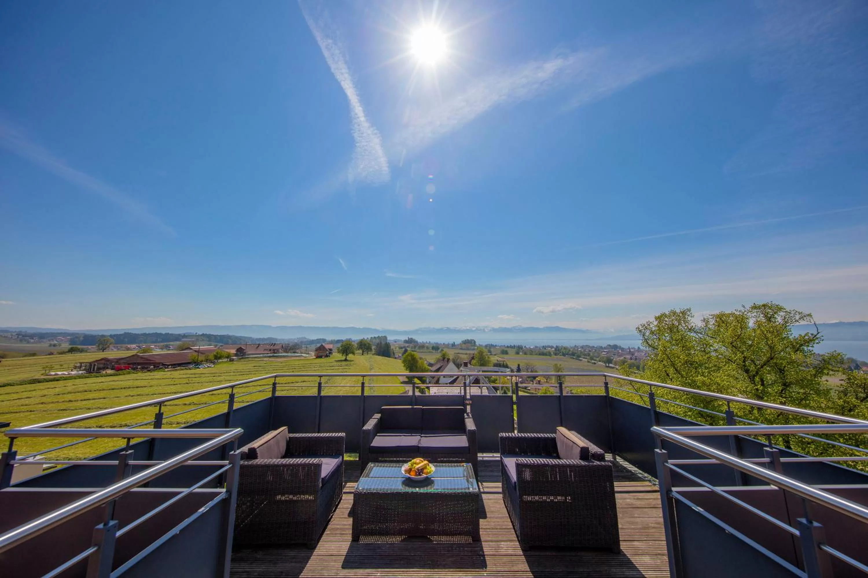 Balcony/Terrace in Bodensee-Hotel Sonnenhof