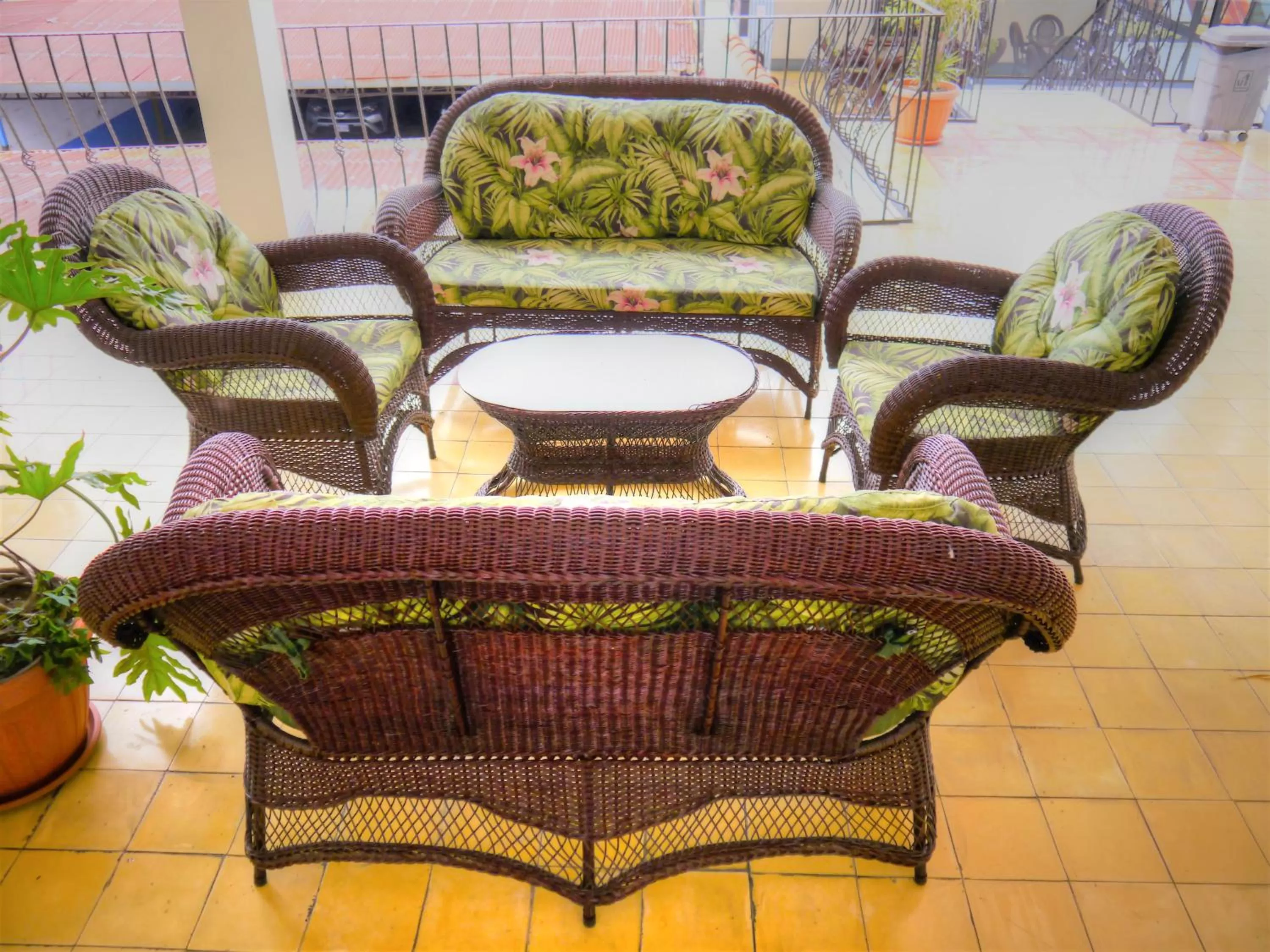 Balcony/Terrace in Hotel Santo Tomas / Historical Property