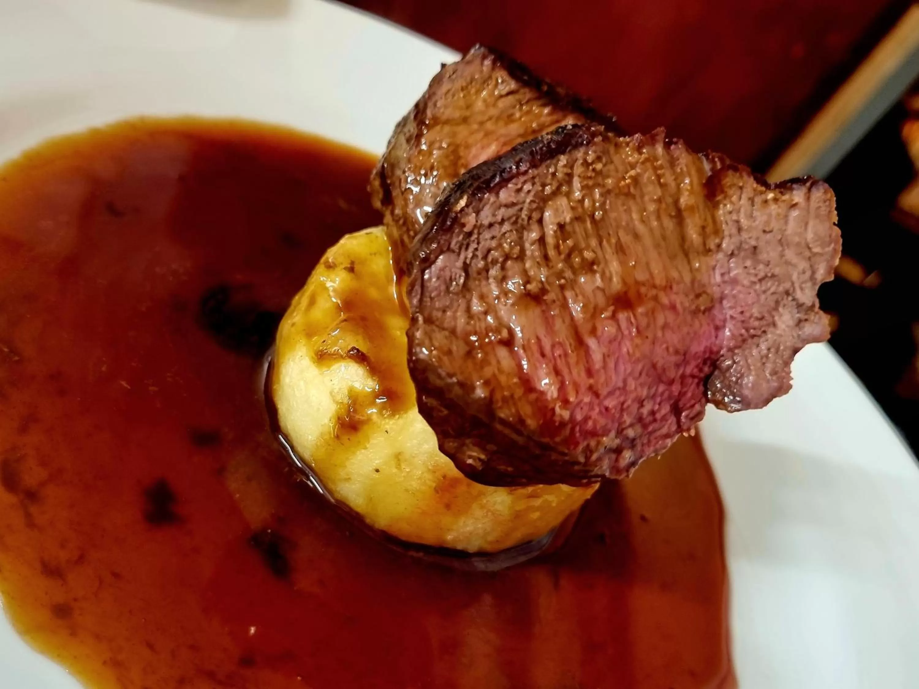 Food close-up in The Sportsmans Inn Limited