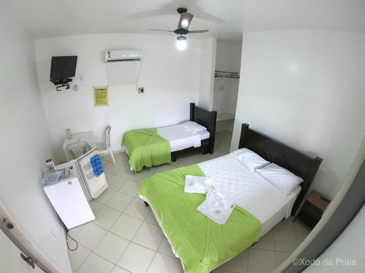 Bedroom, Bed in Pousada Xodó da Praia