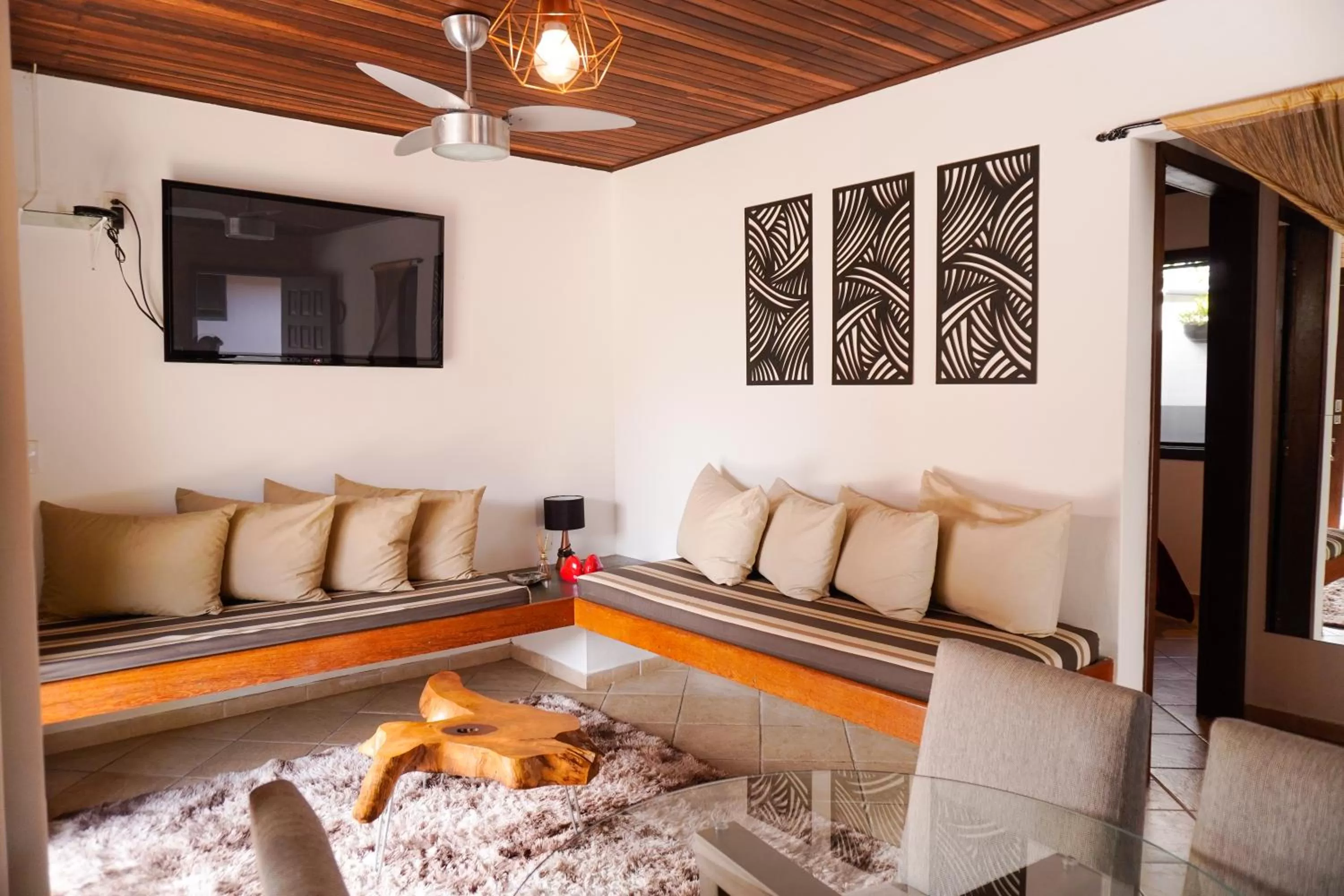 Living room in Pousada Dunasol Floripa