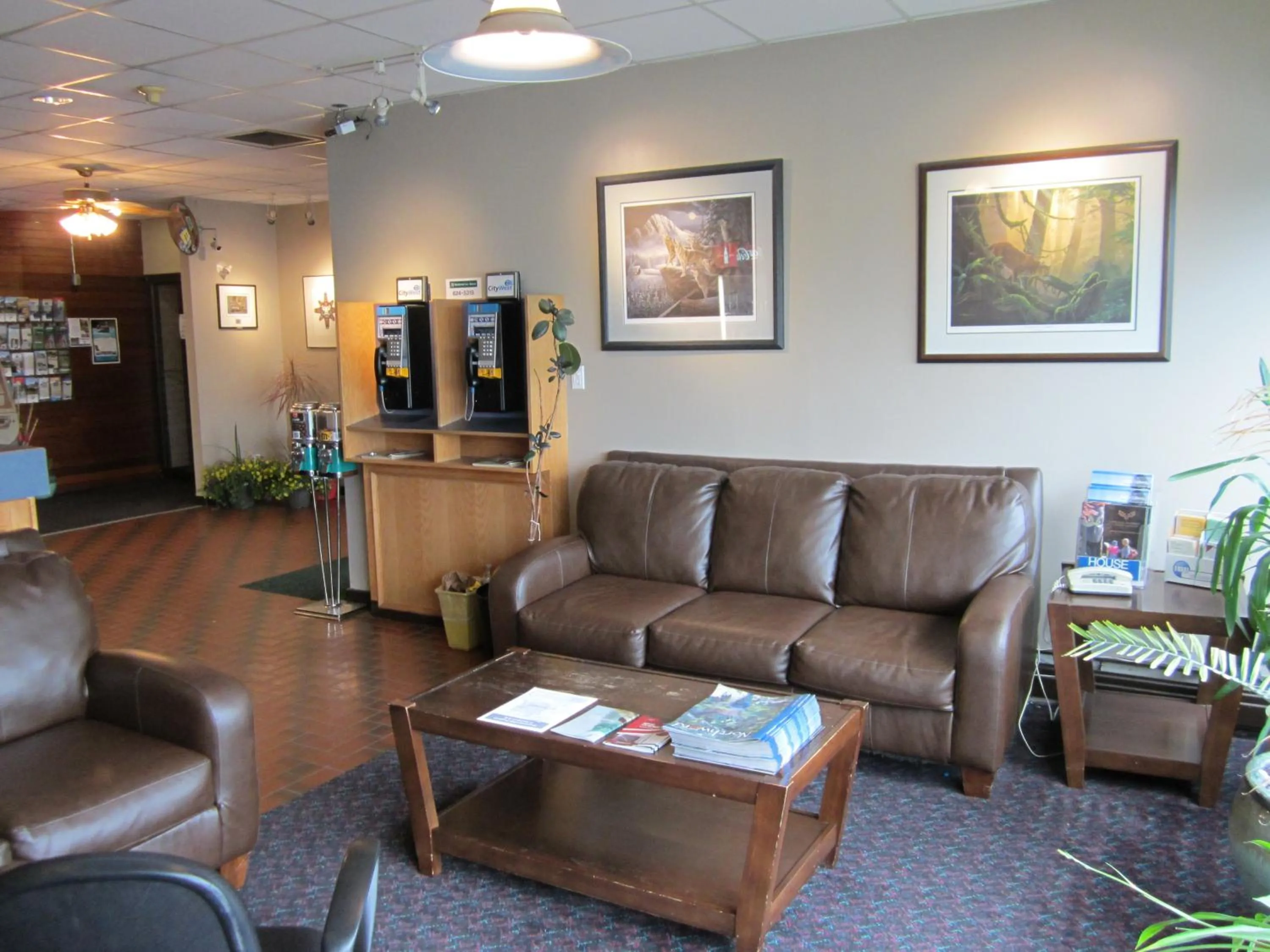 Lobby or reception in Moby Dick Inn