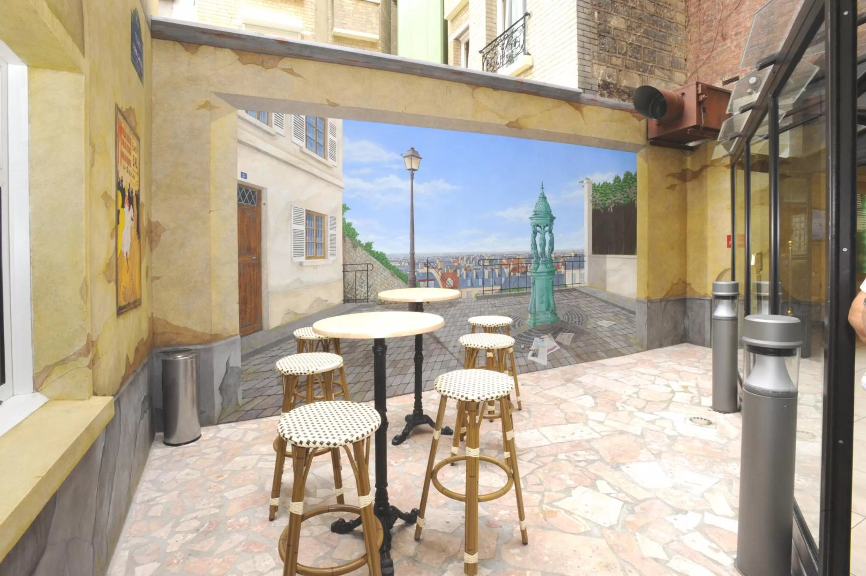 Patio in Hotel Residence Europe & Spa