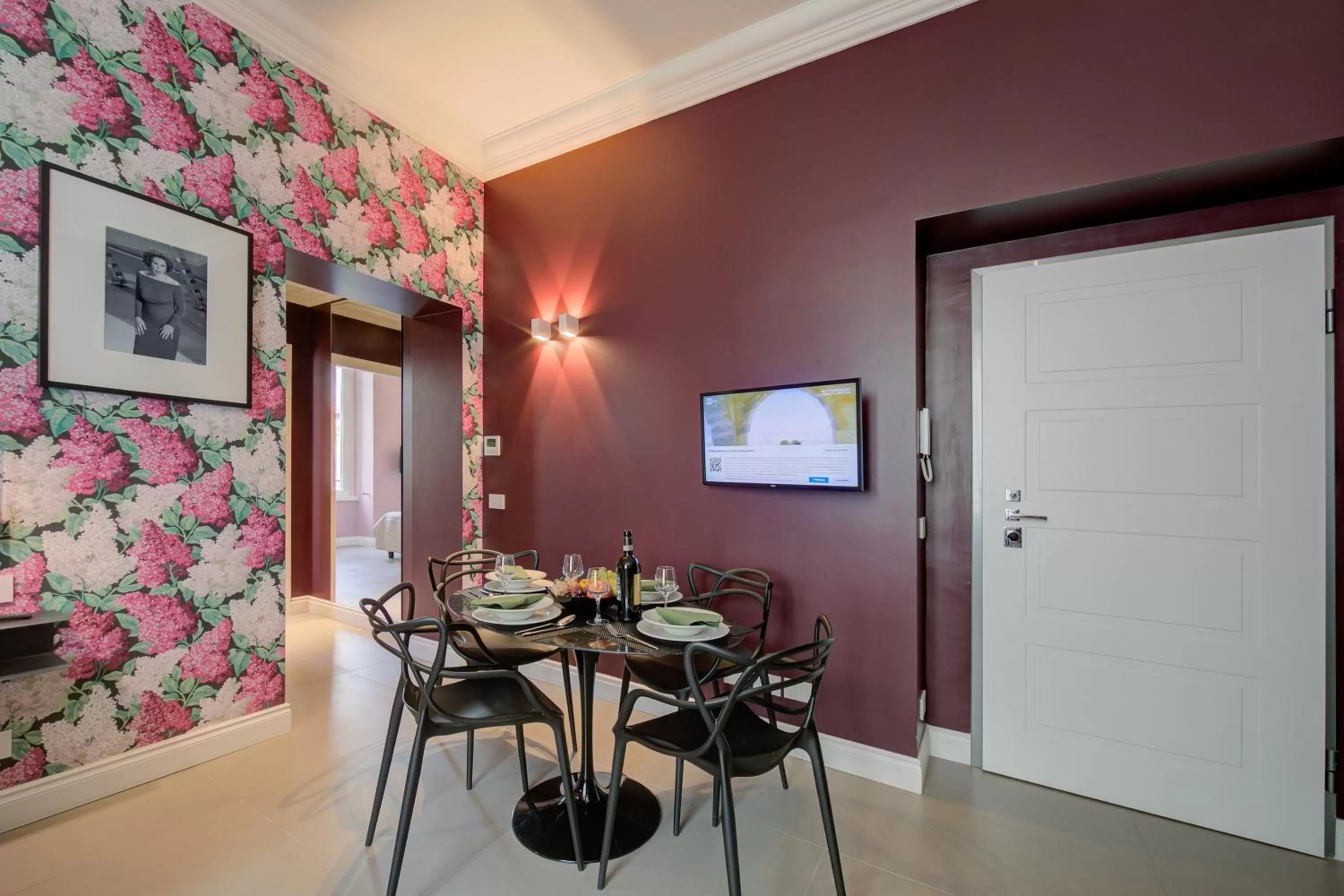 Dining Area in Boutique Central Apartments- Happy Rentals