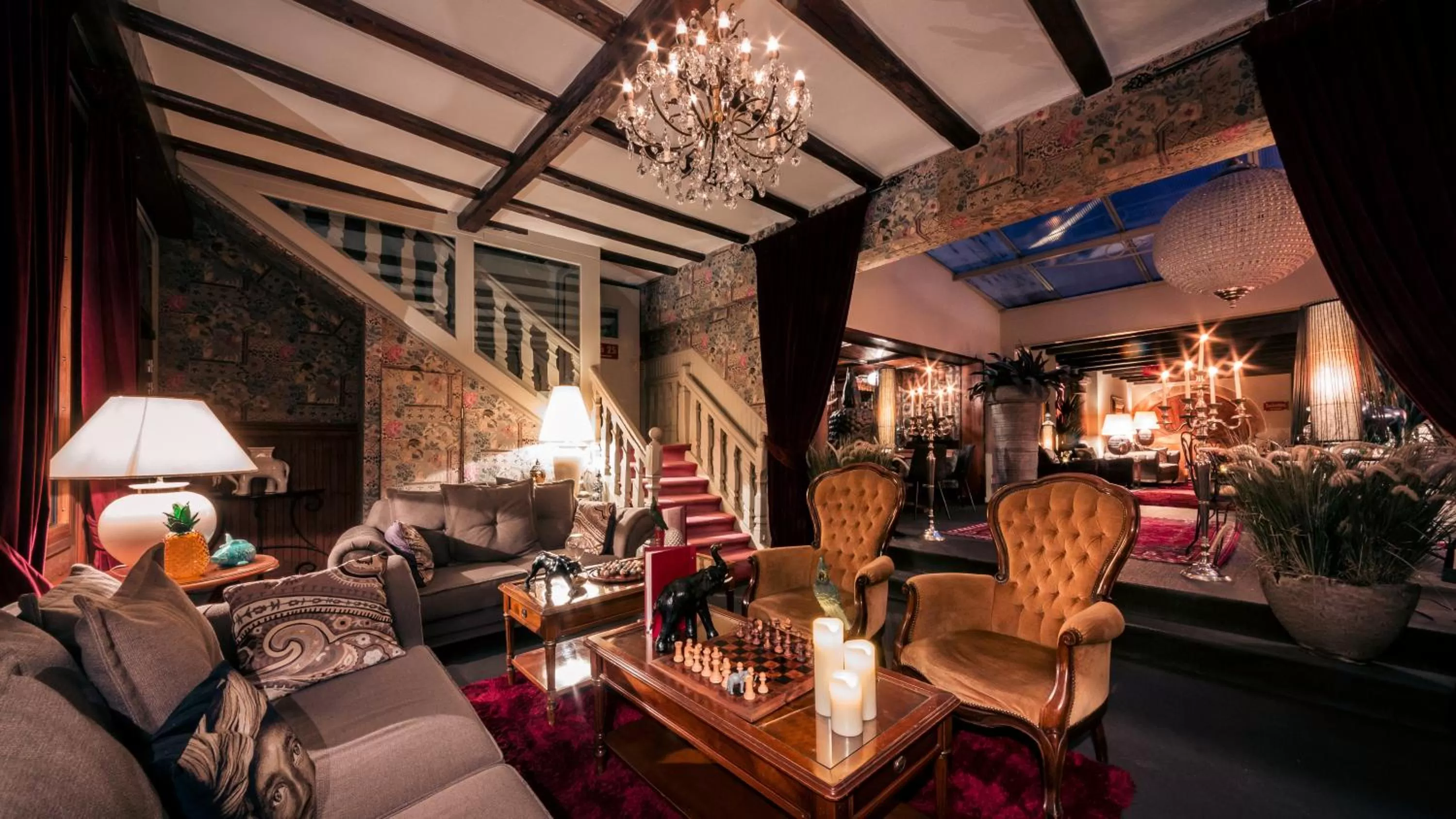 Living room in Hôtel des Deux Clefs