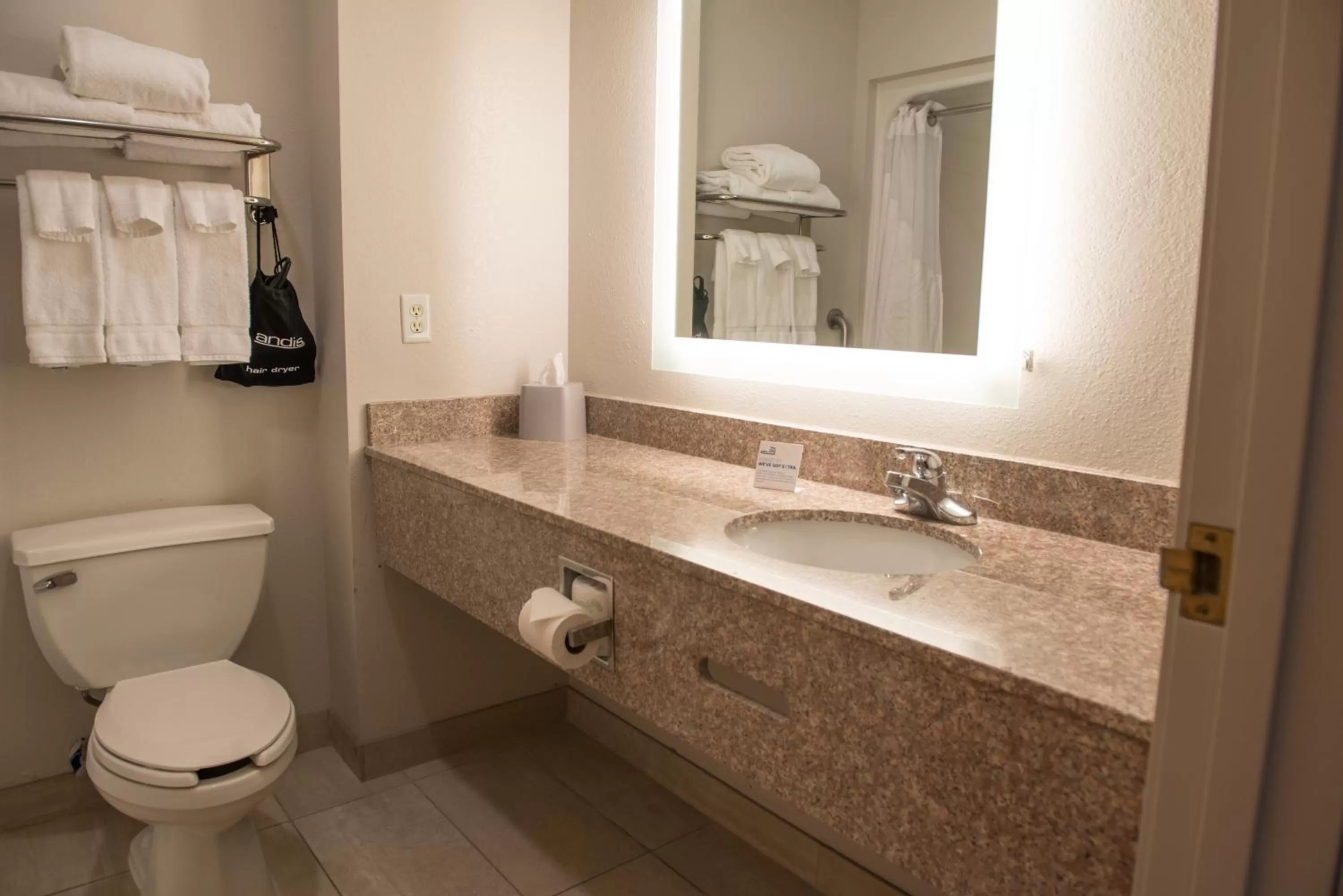 Toilet in Holiday Inn Express Hotel & Suites Elkhart-South by IHG
