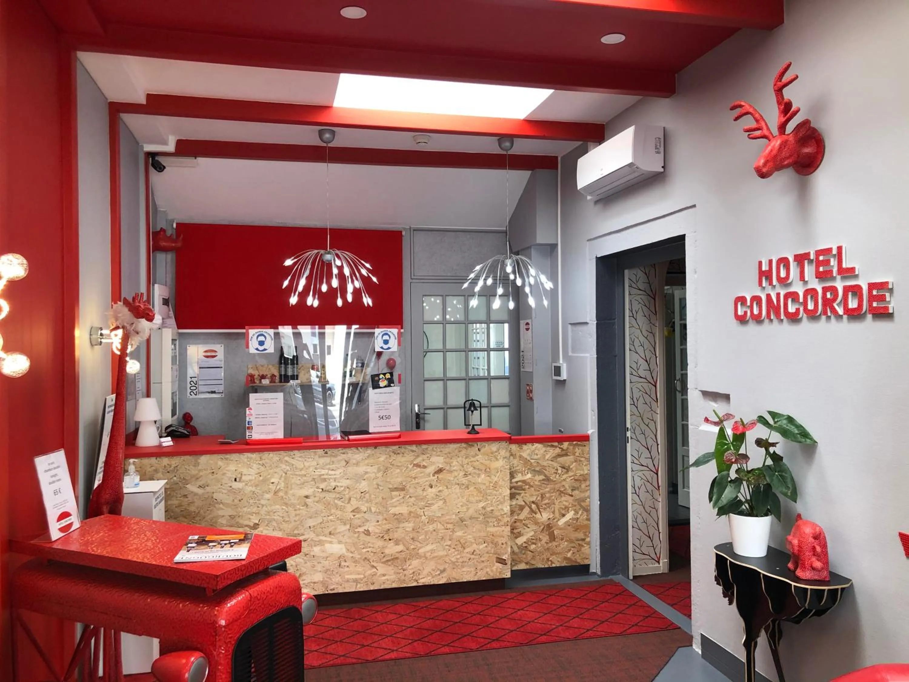 Lobby or reception in Hôtel Concorde