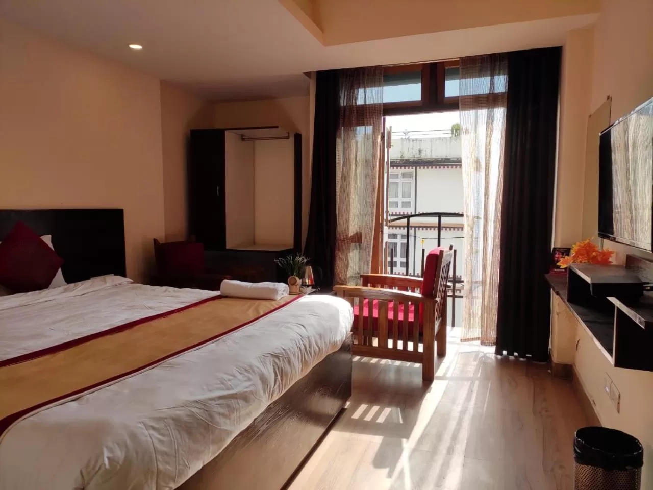 Bed in Hotel The Narayani Continental