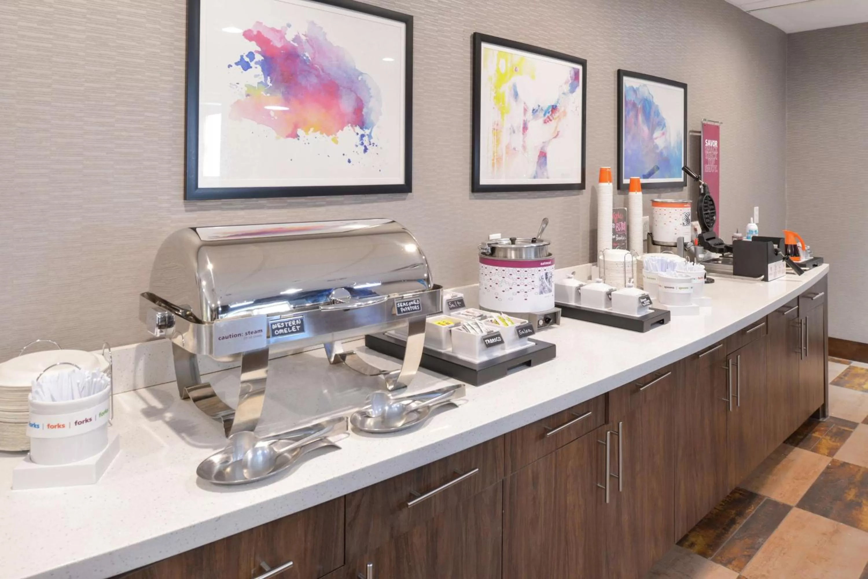 Breakfast in Hampton Inn and Suites Port Aransas