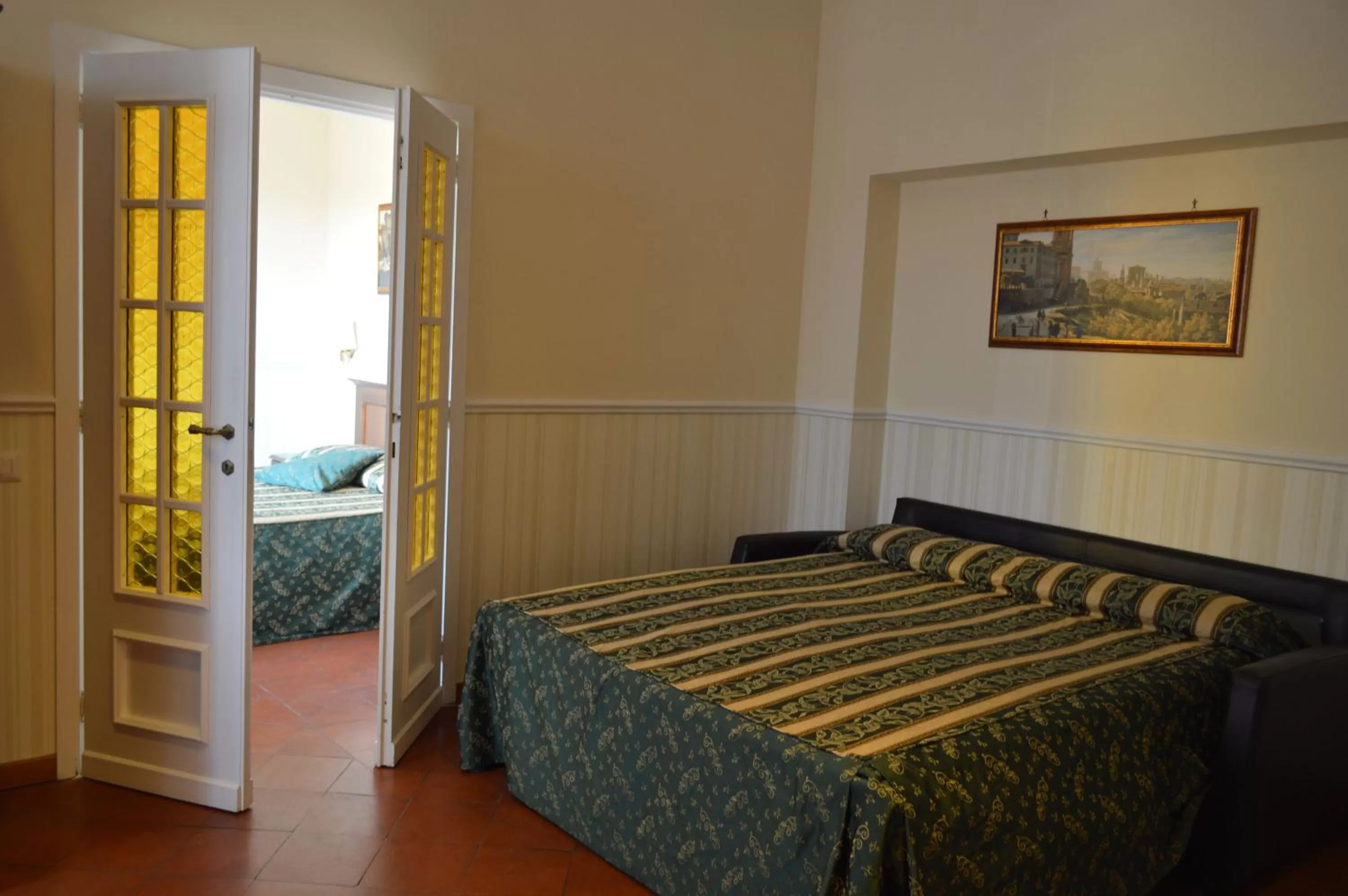 Bedroom, Bed in Pantheon Inn