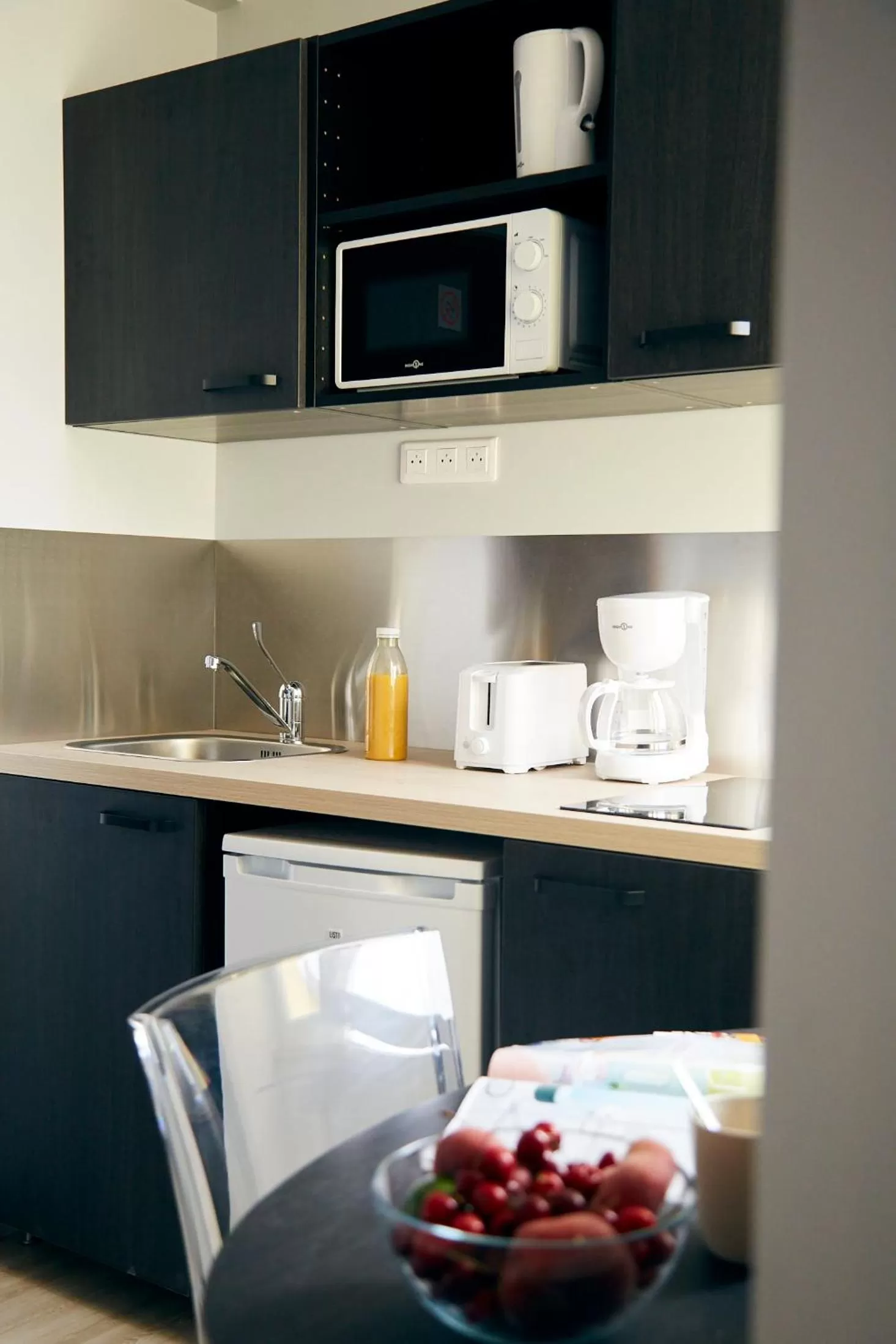Kitchen or kitchenette in Smart Appart Le Havre 97