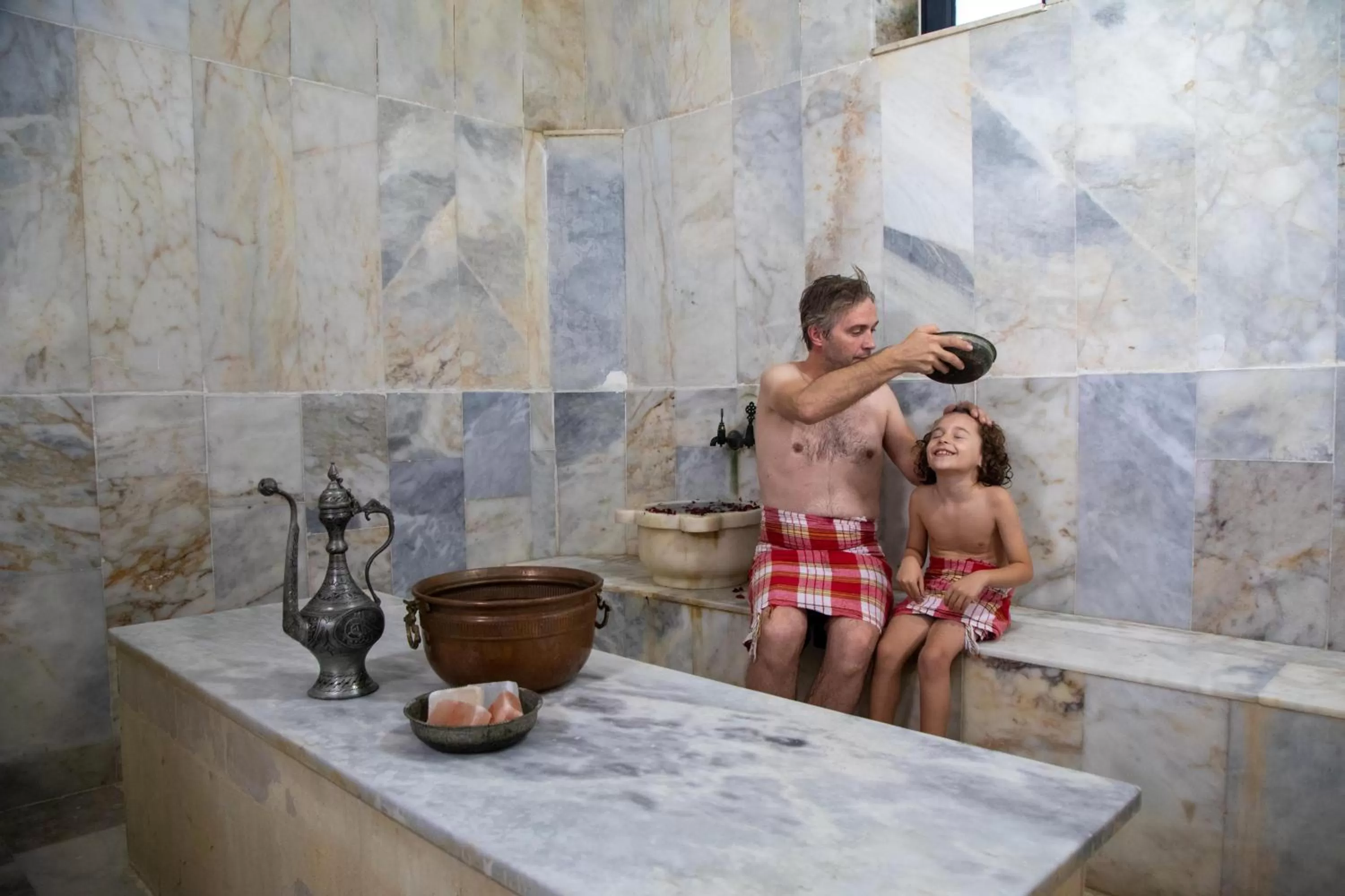 Sauna in Ipeksoy Thermal Hotel