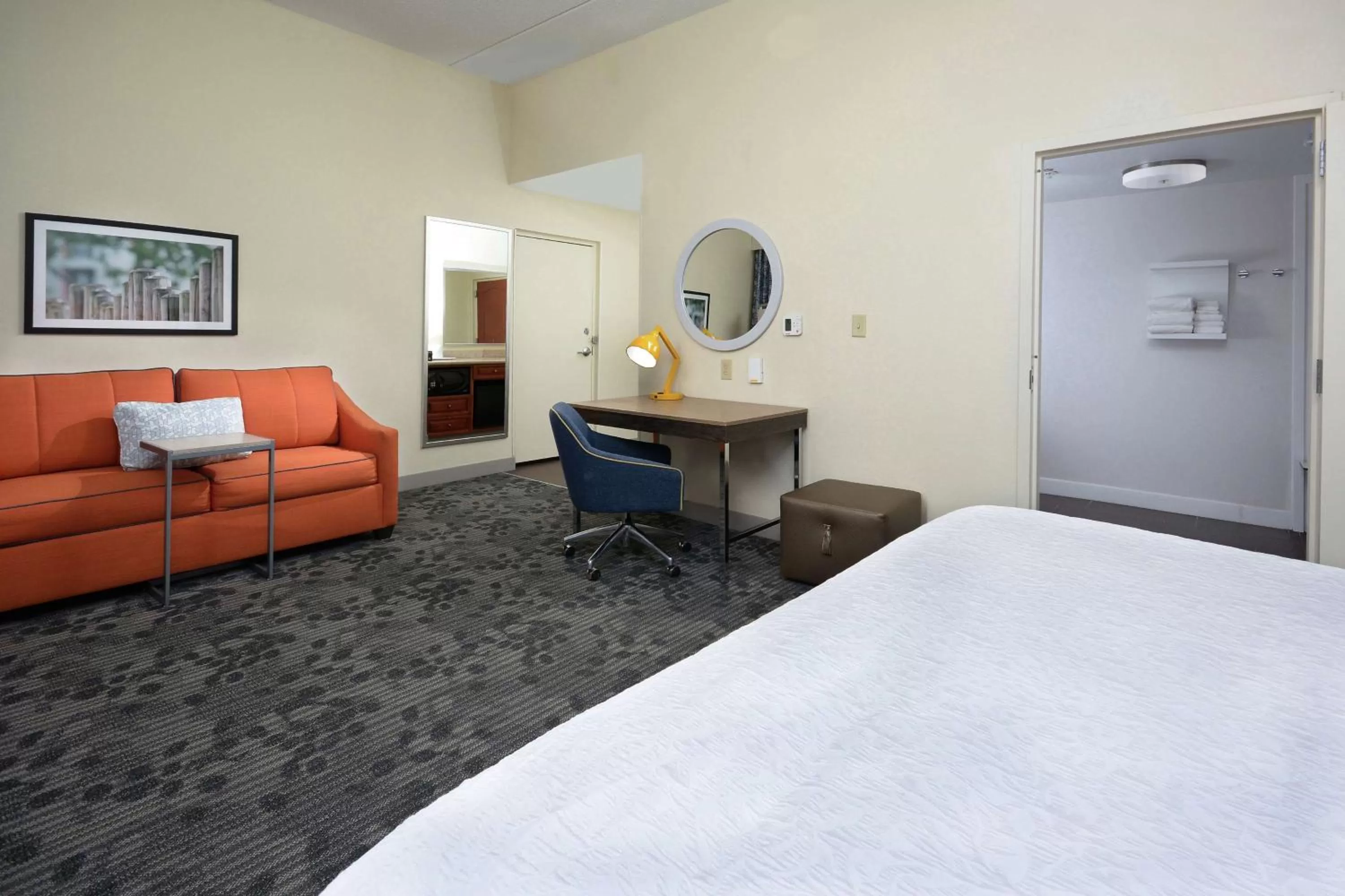 King Suite - Disability Access with Roll in Shower Non Smoking in Hampton Inn & Suites Clinton