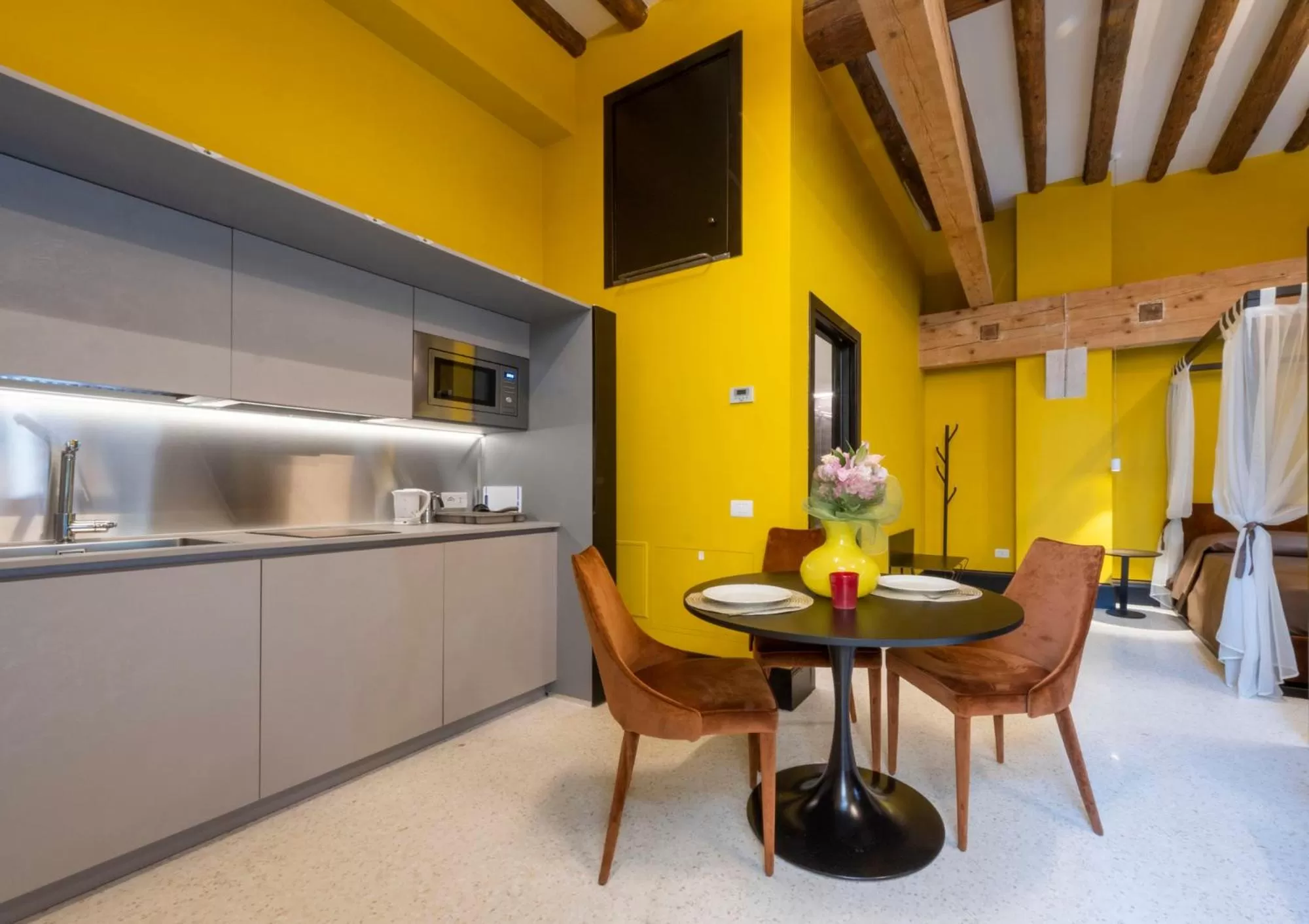 Kitchen or kitchenette in Residence Poli Venezia